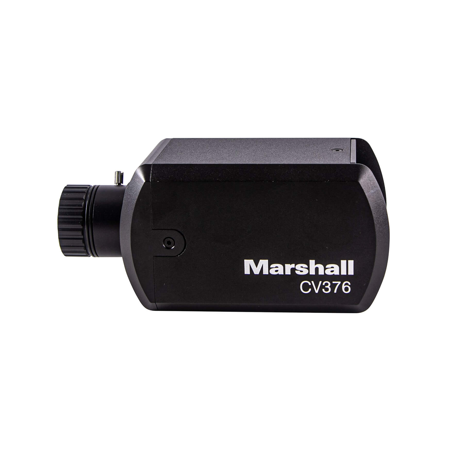 Marshall CV376 - Compact 4K POV Camera with NDI|HX3 and HDMI, left side