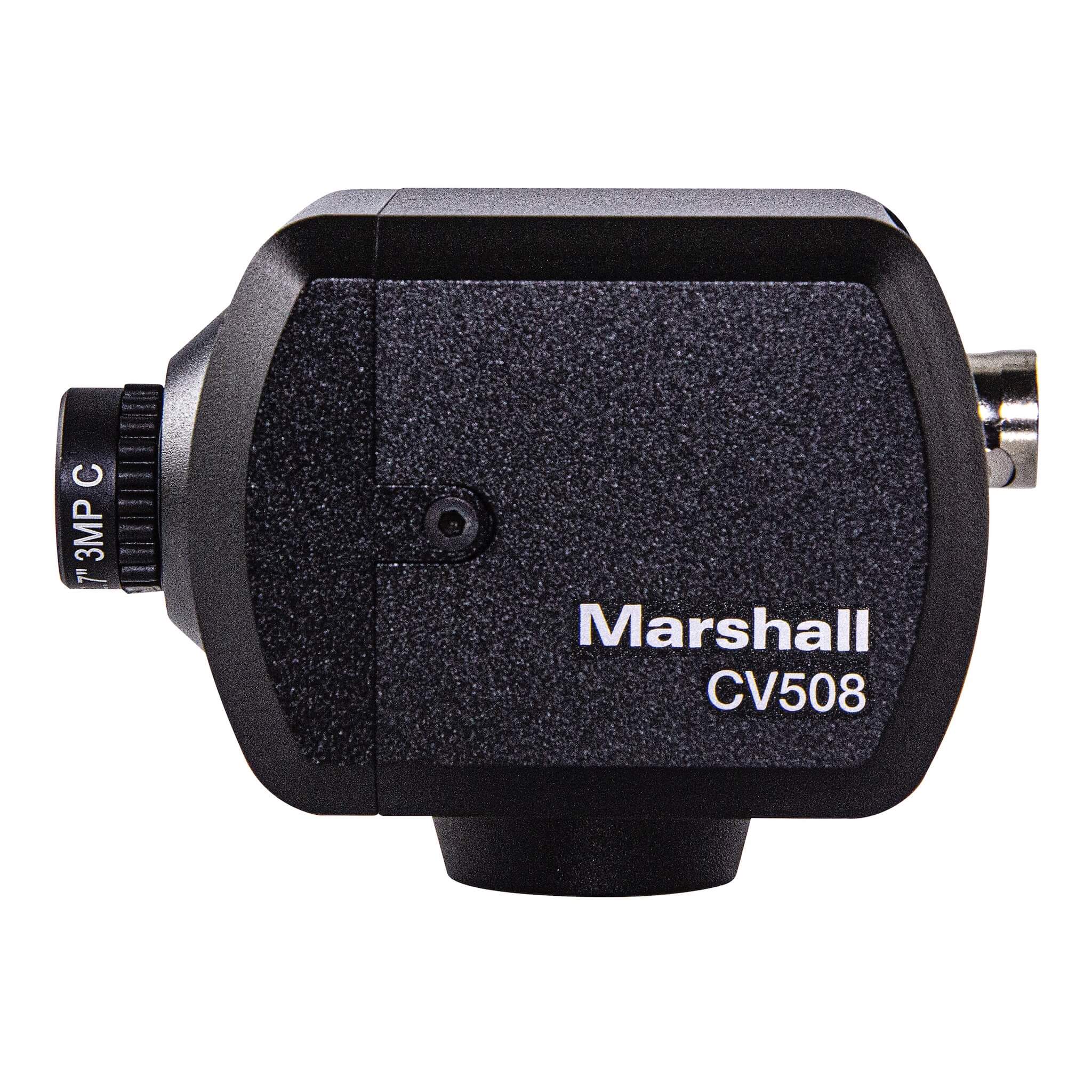 Marshall CV508 - Micro Full-HD POV Video Camera with HDMI/3GSDI, left