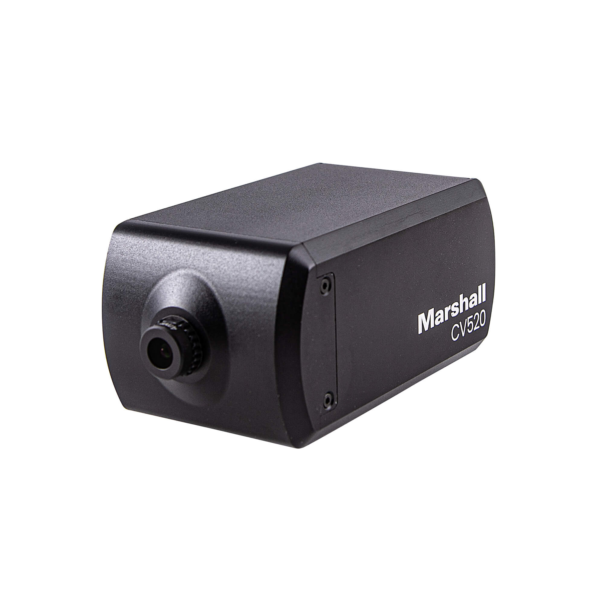 Marshall CV520 - Compact POV Camera with IP & 3G-SDI (lens included), angled left