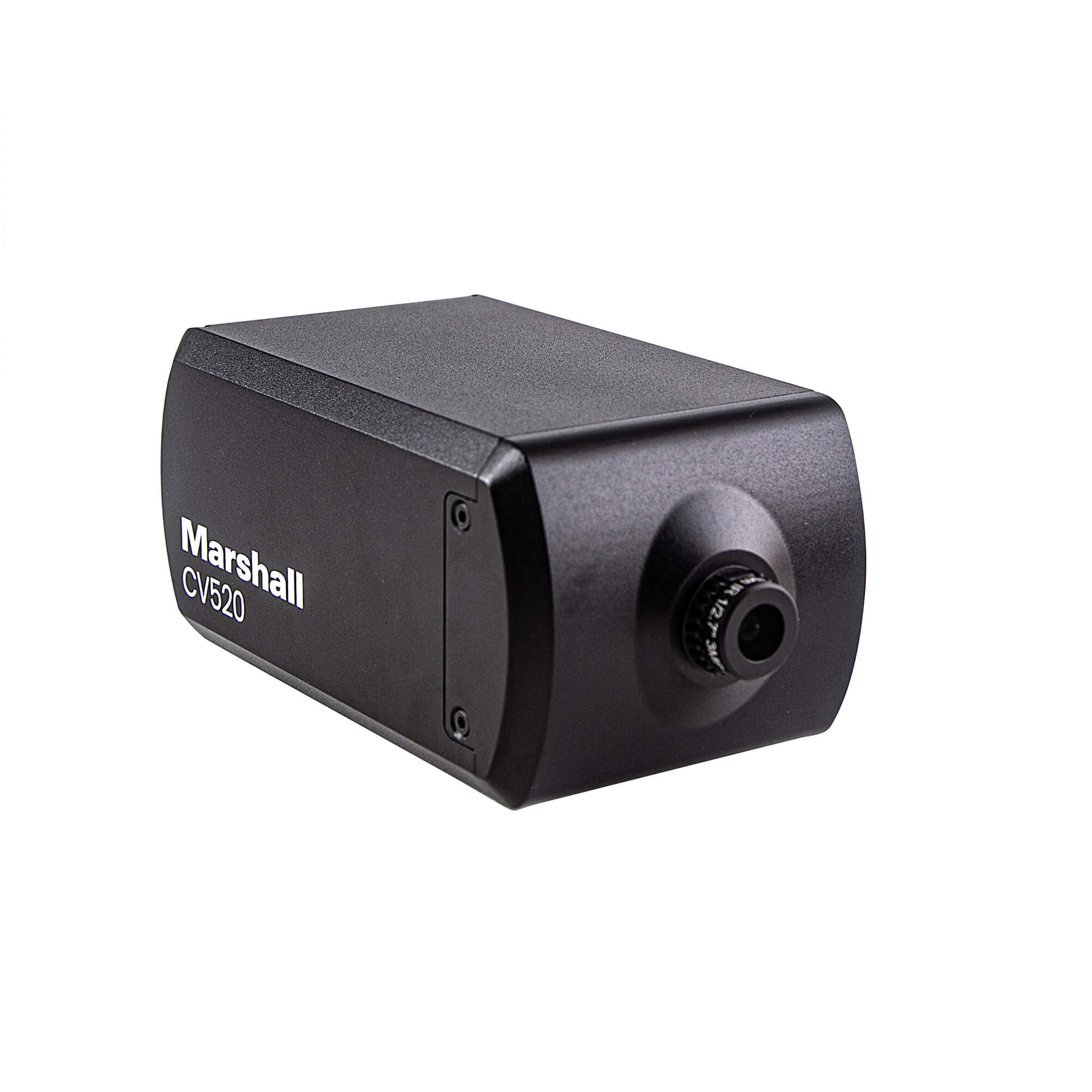Marshall CV520 - Compact POV Camera with IP & 3G-SDI (lens included), angled right