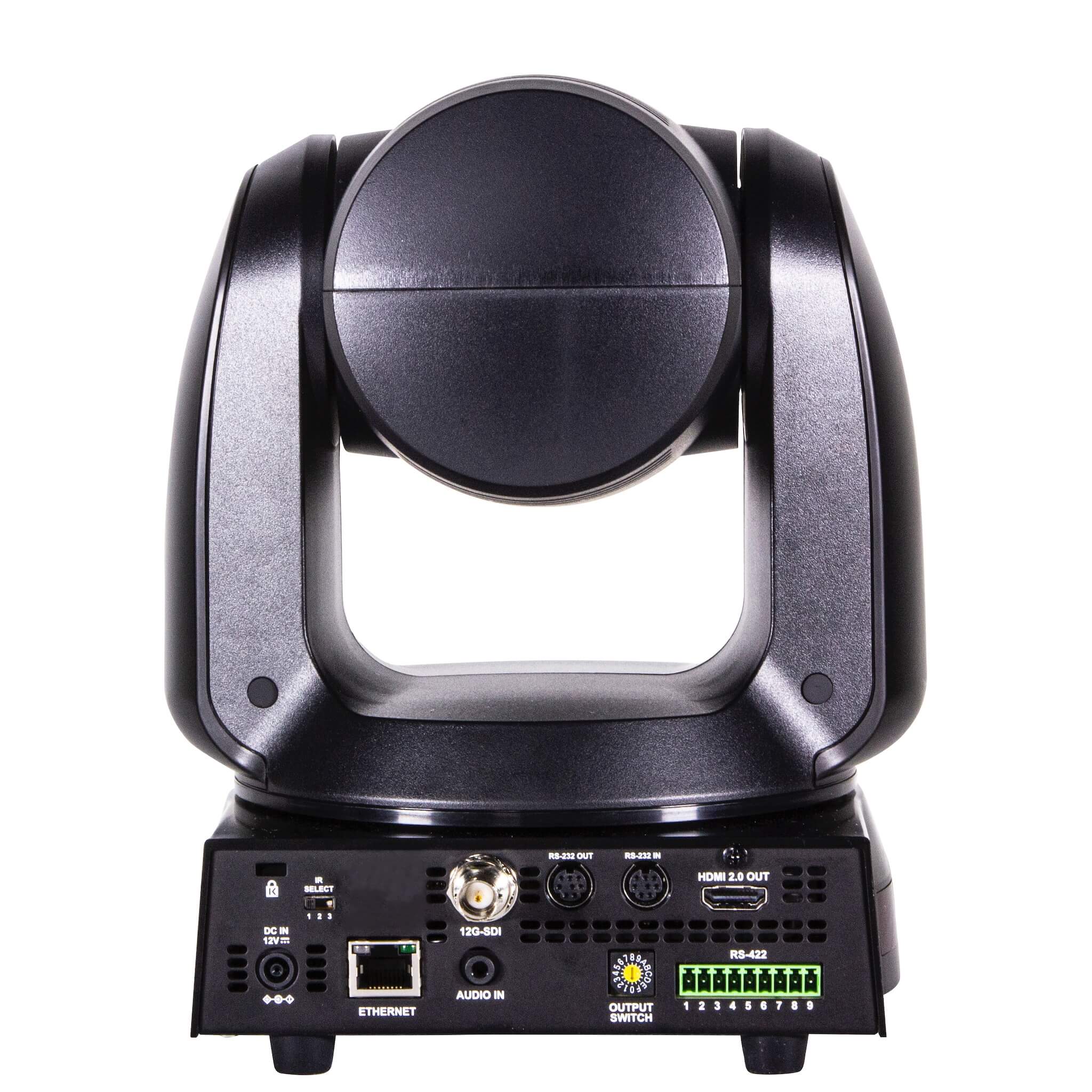 Marshall CV730-BK - UHD60 IP (HEVC) PTZ Camera with 30x Optical Zoom, rear