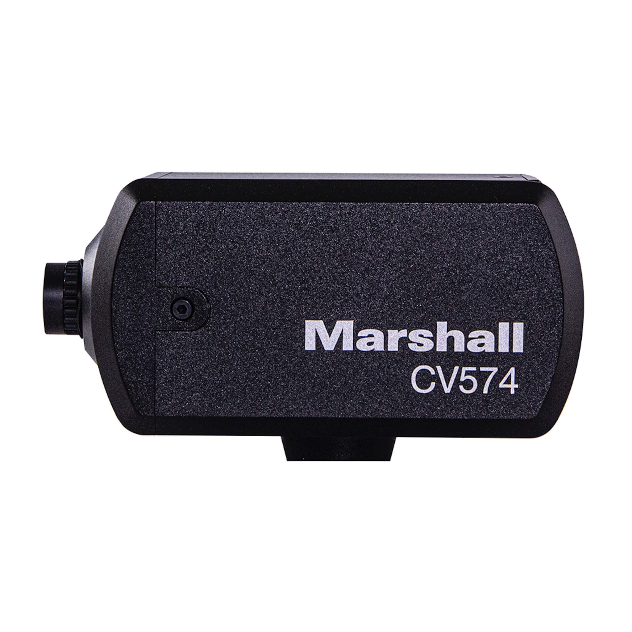 Marshall CV574 - Miniature 4K UHD Video Camera with NDI|HX3 and HDMI, left