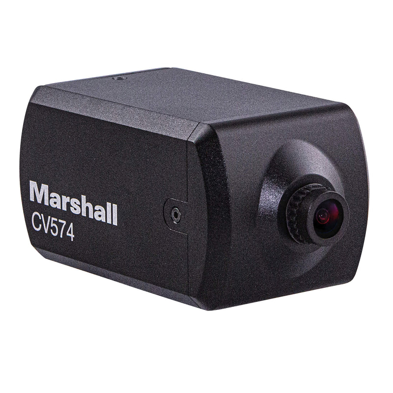 Marshall CV574 - Miniature 4K UHD Video Camera with NDI|HX3 and HDMI, right angle
