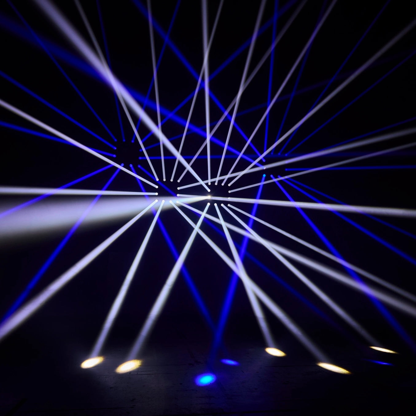 Martin MAC One Beam - Ultra-Compact LILI Beam Moving Head Fixture, white and blue stage lighting