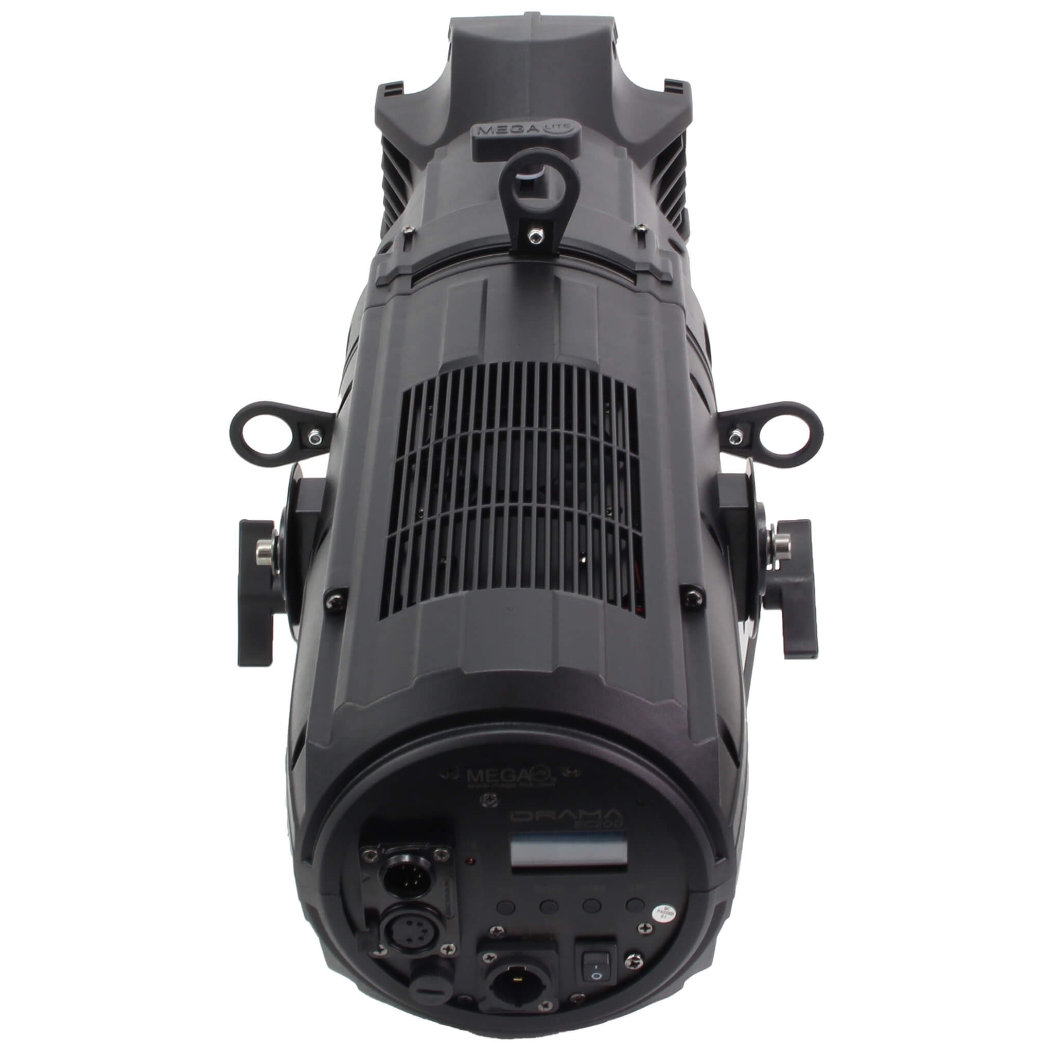 Mega-Lite Drama EW200 - Compact Daylight White LED Ellipsoidal Fixture, rear