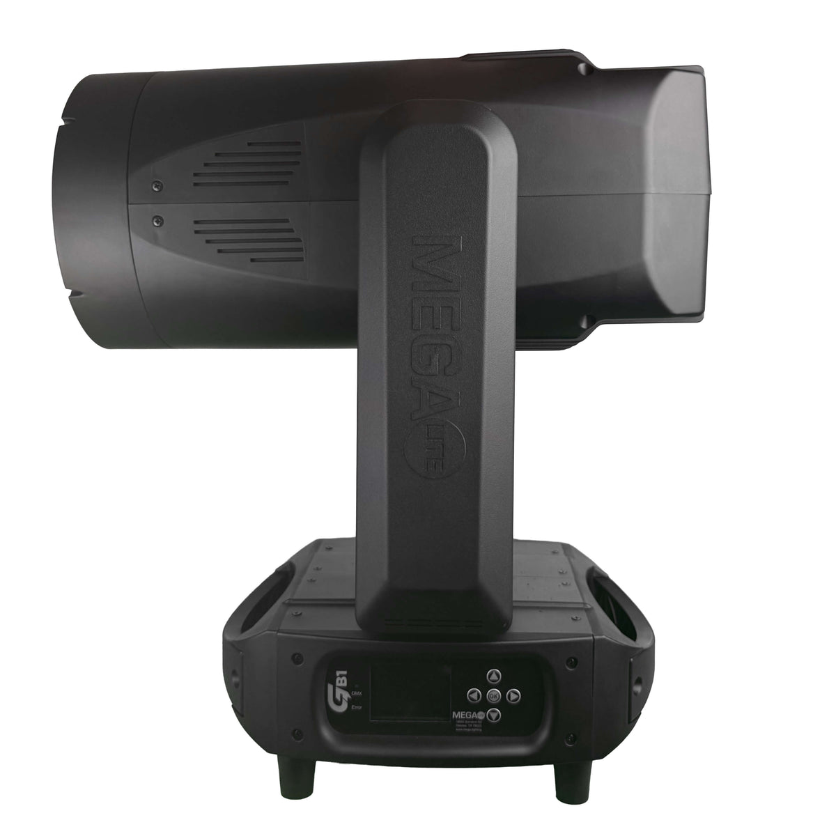MEGA-Lite GB1 - 550W LED Beam Moving Head Lighting Fixture, side