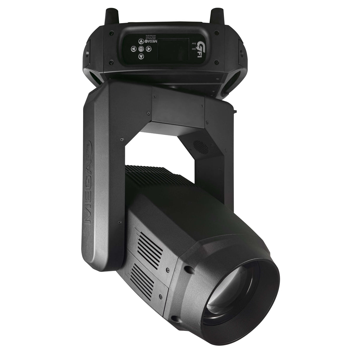 MEGA-Lite GF1 - 550W LED Framing Profile Moving Head Lighting Fixture, hanging