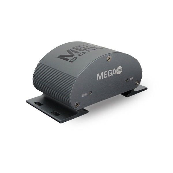 Mega-Lite MC1025 Mega Dongle - USB to DMX Interface, right angle