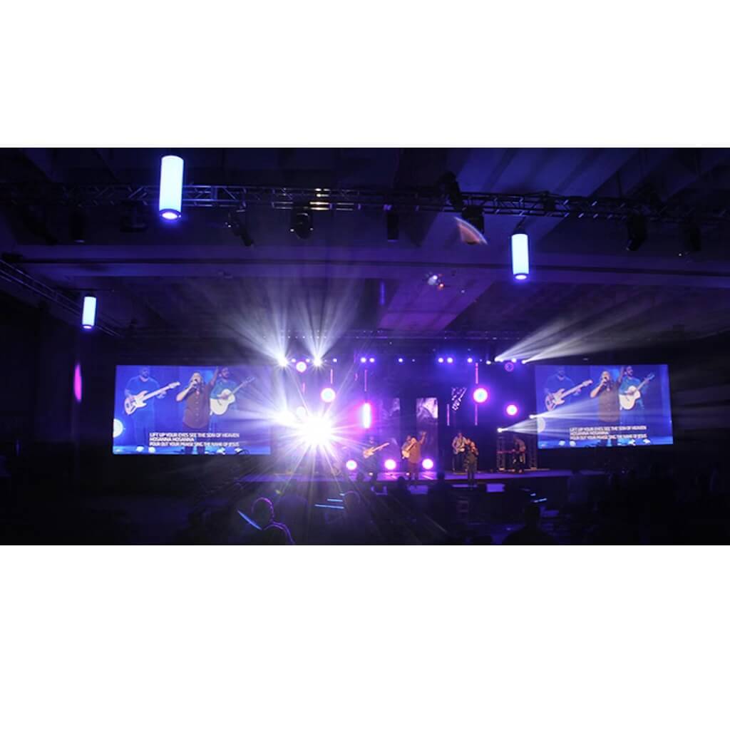 MEGA-Lite Paramount Pendant Q350 - 200W RGBWW LED Lighting Fixture, stage