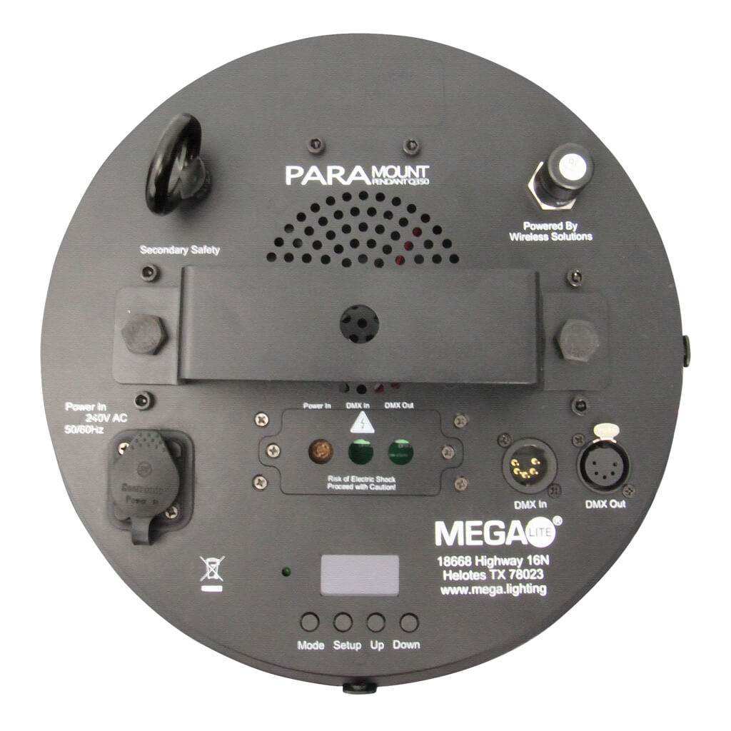 MEGA-Lite Paramount Pendant Q350 - 200W RGBWW LED Lighting Fixture, top