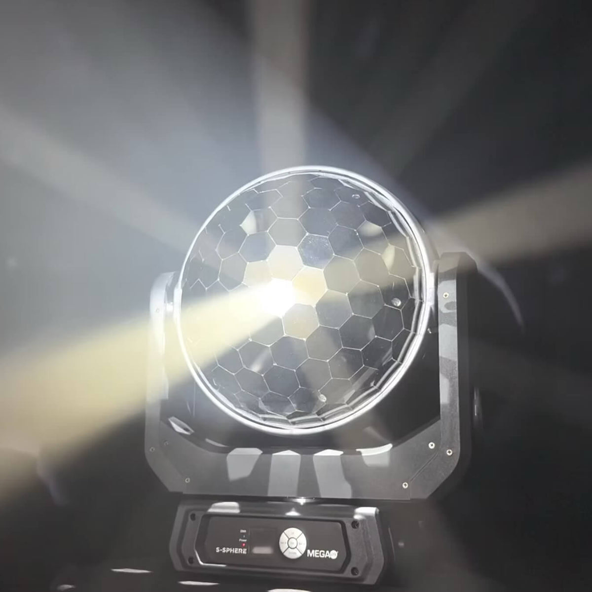 MEGA-Lite S-Sphere - Moving Head Mirror Fixture iCandy Luminaire, ball side reflective