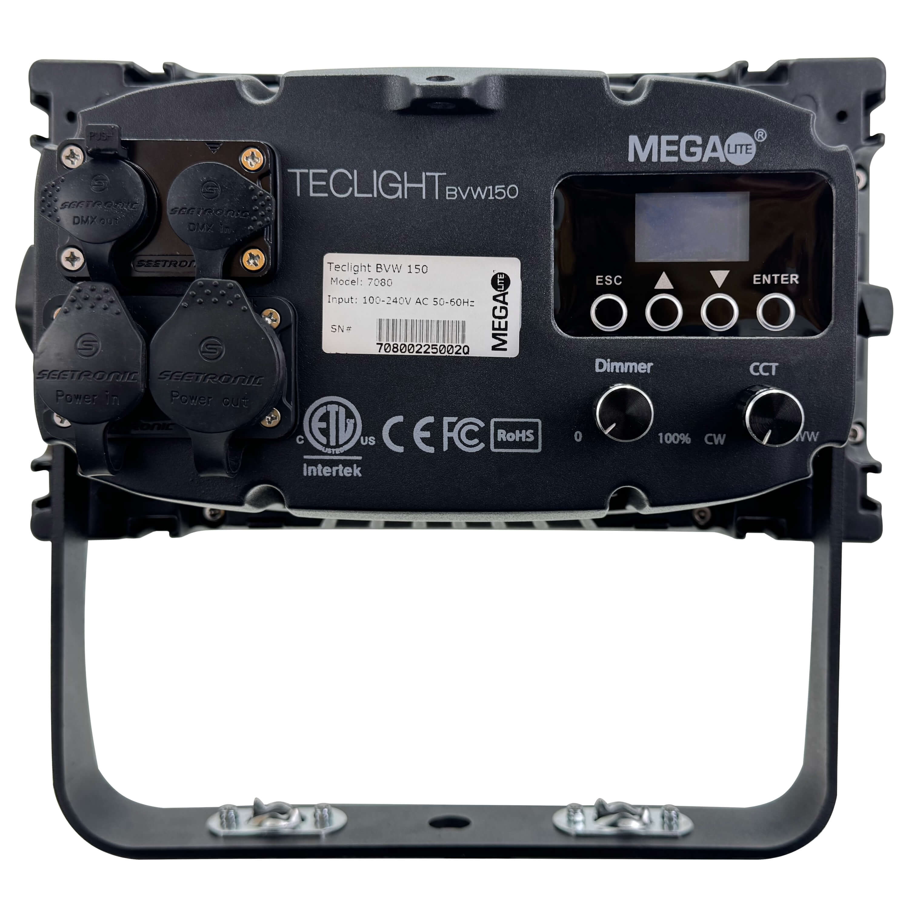 Mega-Lite TecLight BVW150  - Multipurpose LED Theatrical Work Light, back