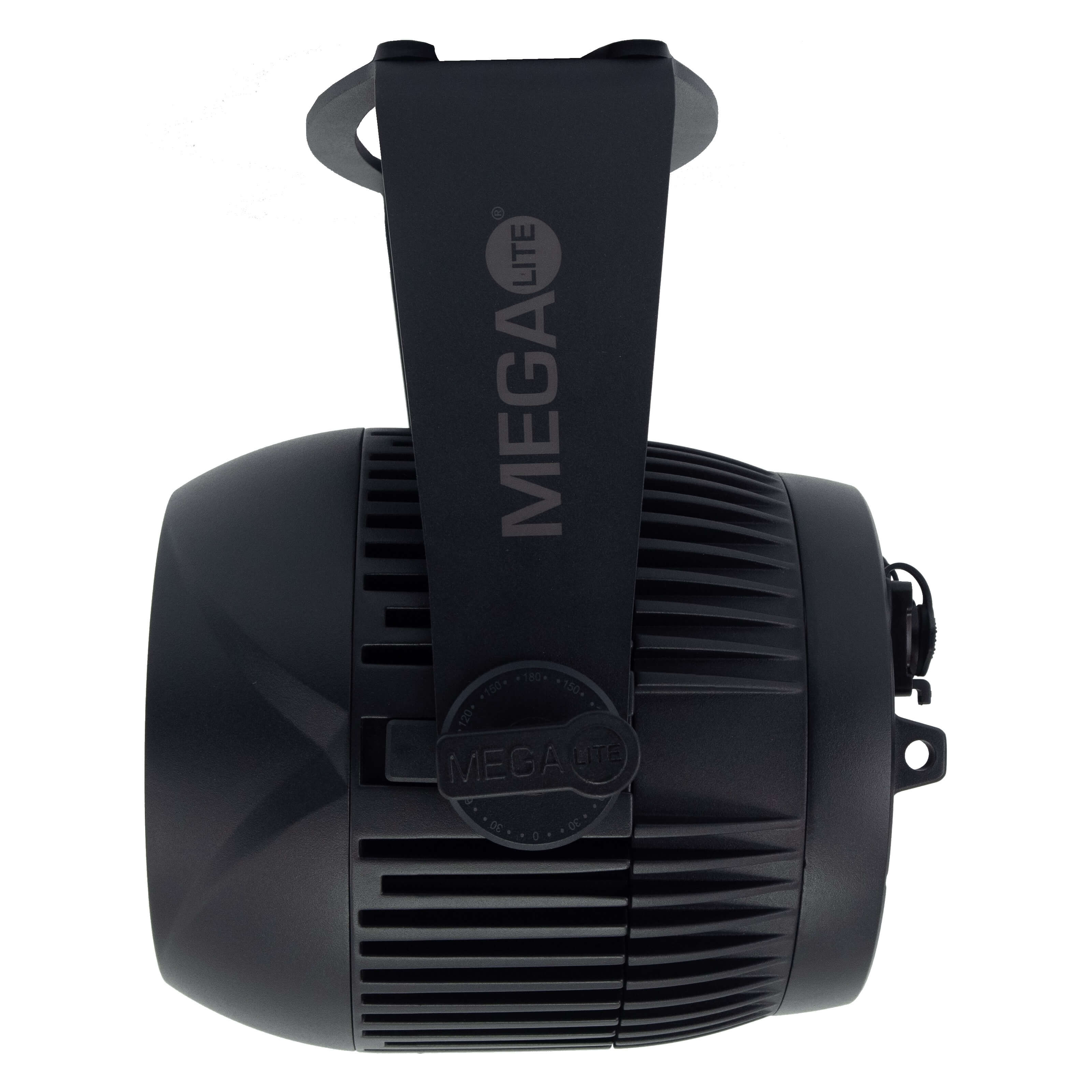 MEGA-Lite Outshine Pegasus P400 - 400W RGBLA LED Wash Strobe Blinder special effects lighting fixture, side