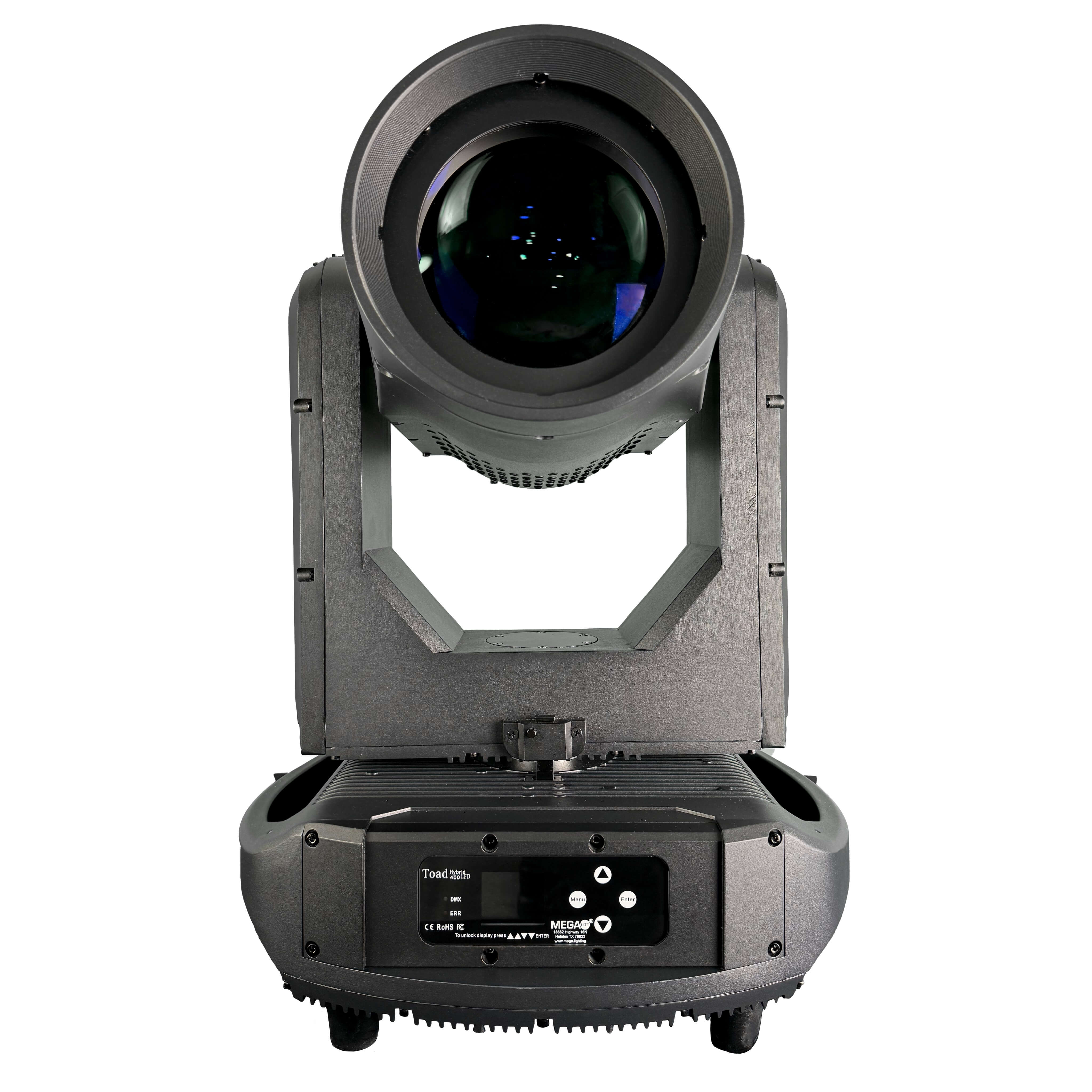Mega-Lite Toad Hybrid 400 - LED Moving Head Beam, Spot, Wash Fixture, front