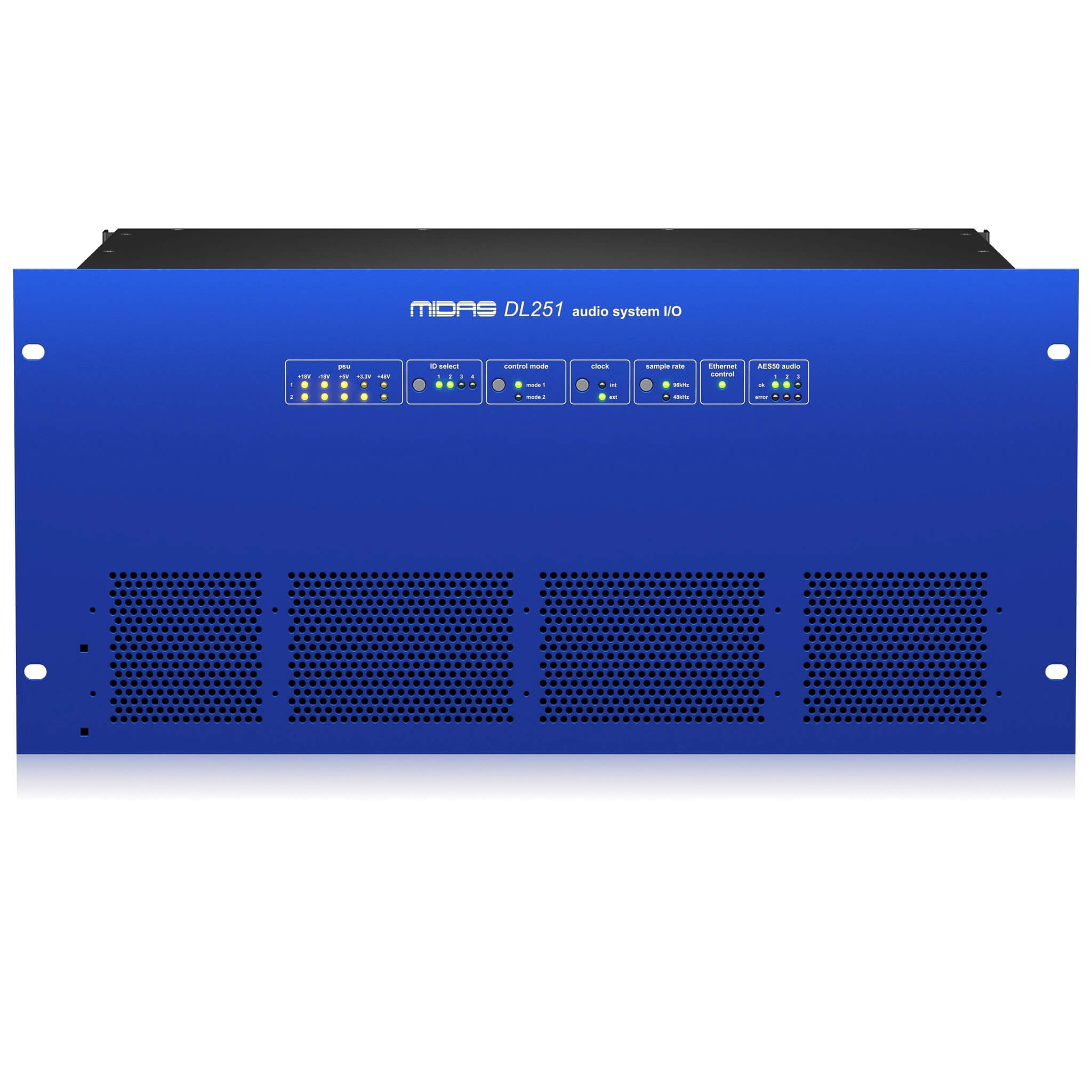 Midas DL251 - 48-Input, 16-Output Stage Box with 48 Midas Mic Preamps