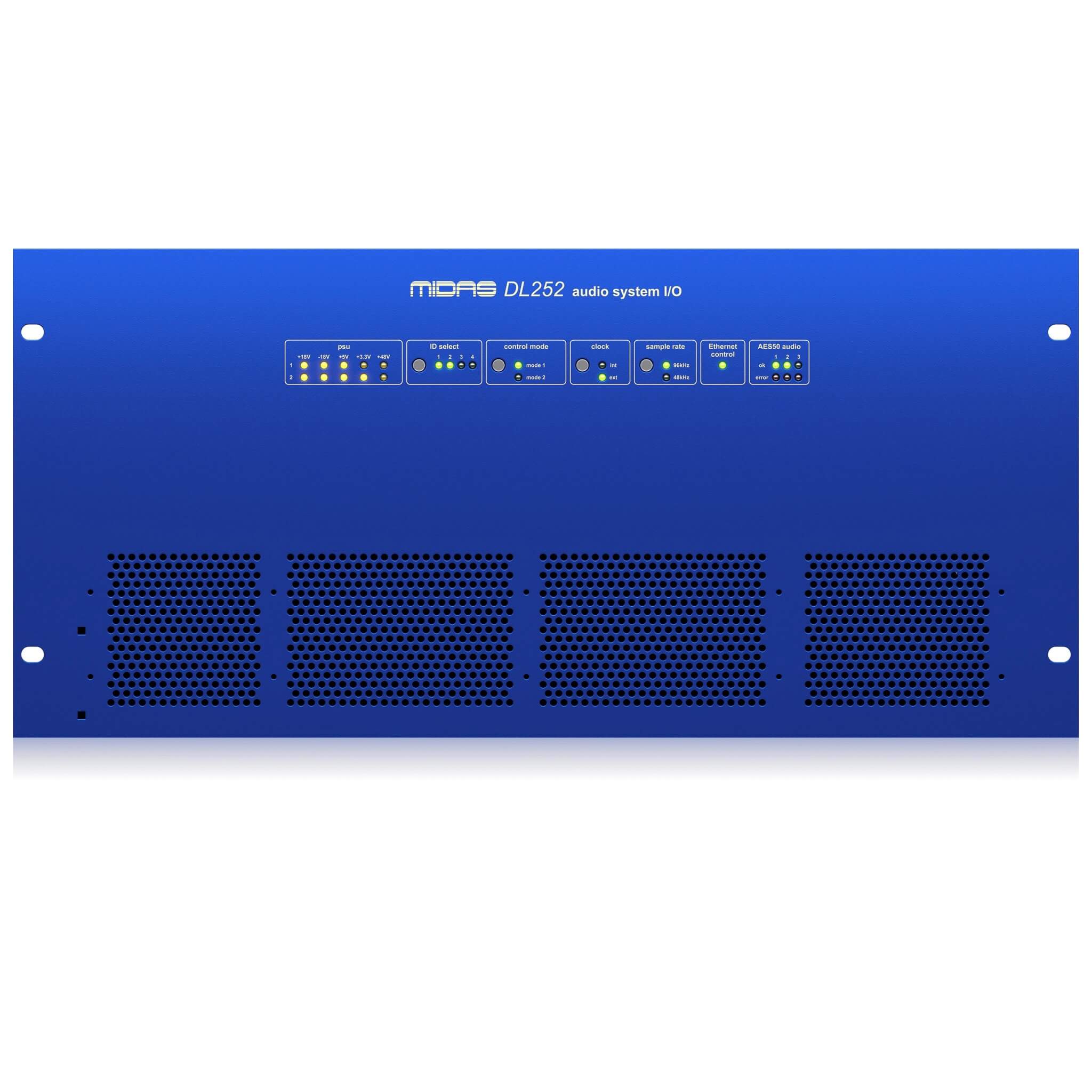 Midas DL252 - 16-Input, 48-Output Stage Box with 16 Midas Mic Preamps