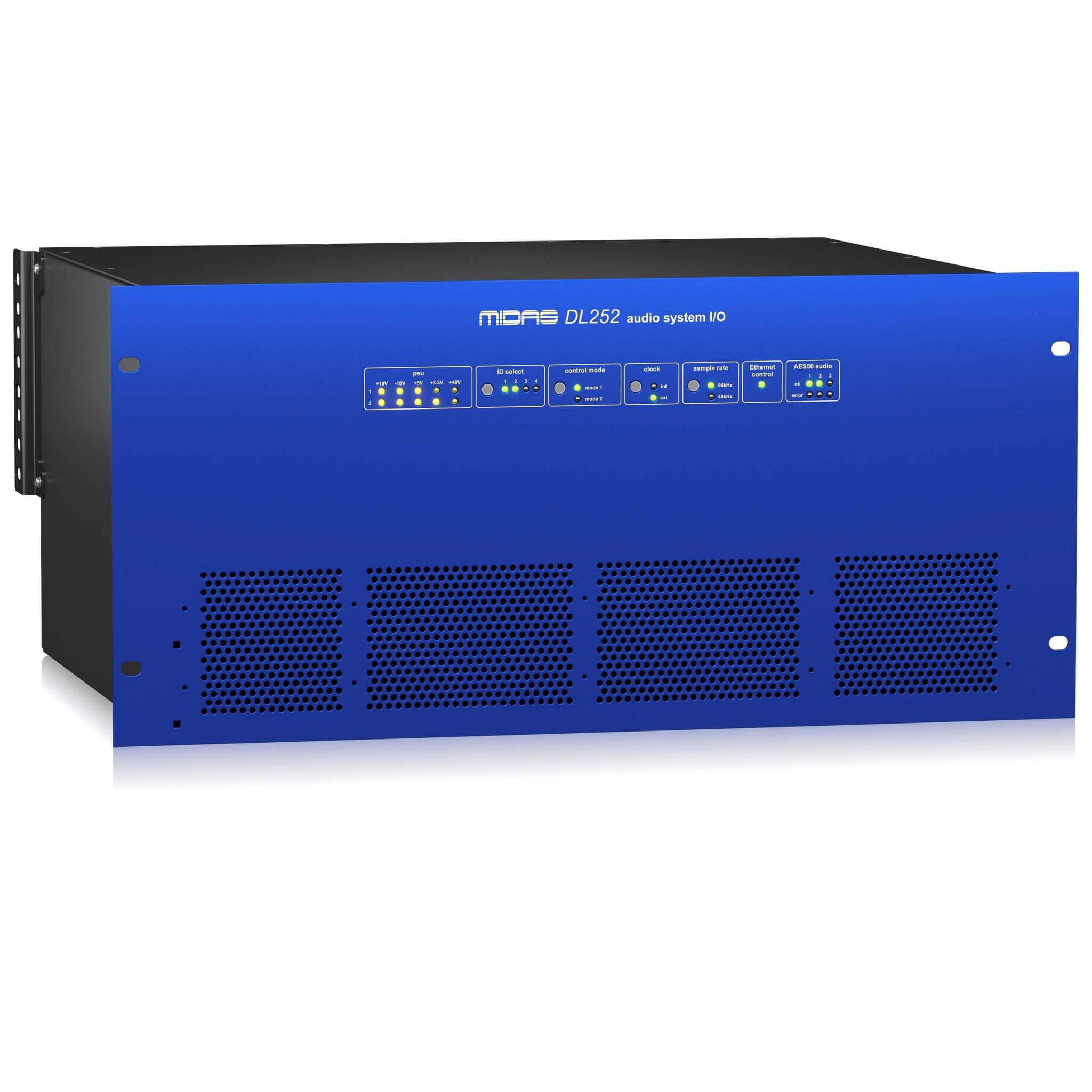 Midas DL252 - 16-Input, 48-Output Stage Box with 16 Midas Mic Preamps
