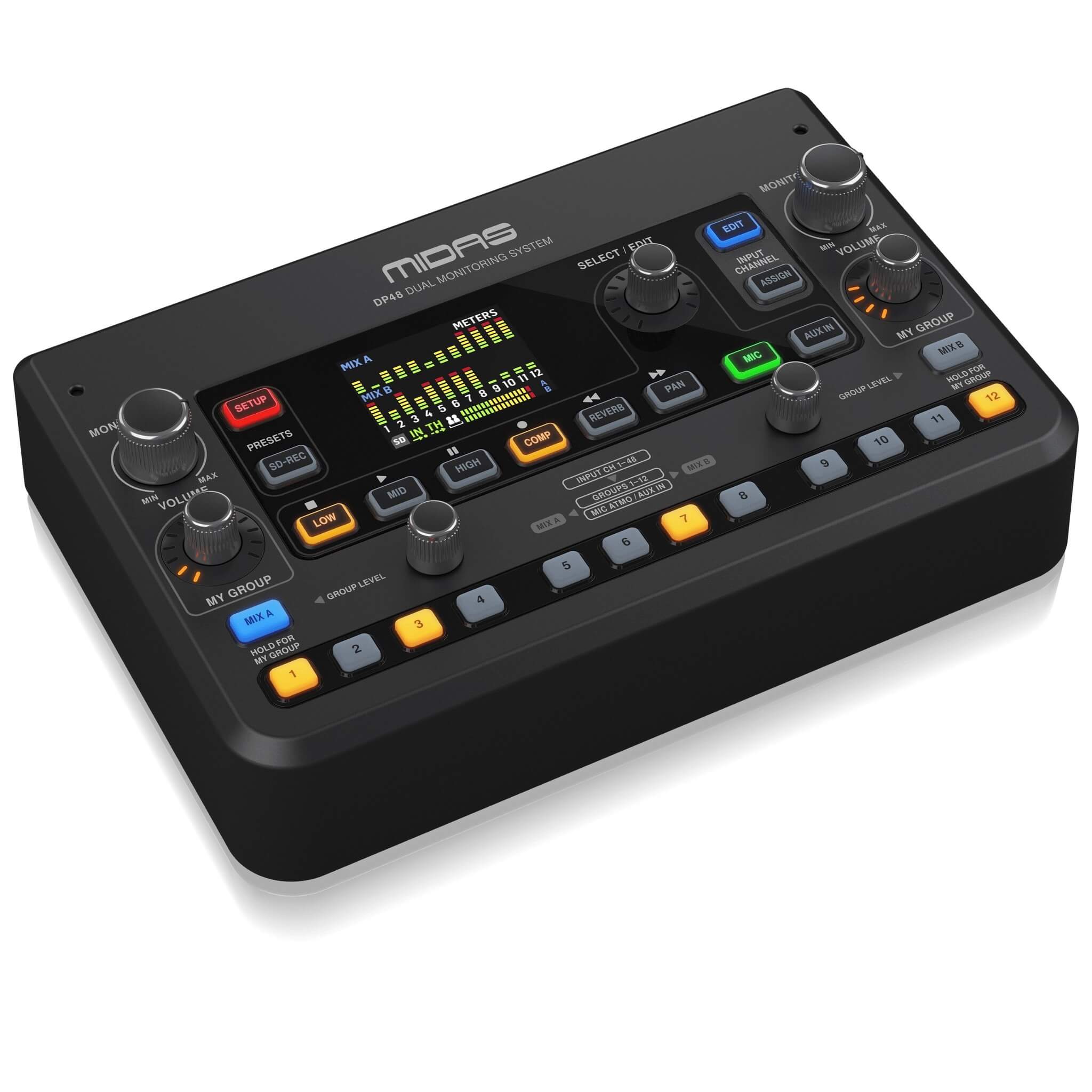 Midas DP48 - Dual 48-Channel Personal Monitor Mixer, left