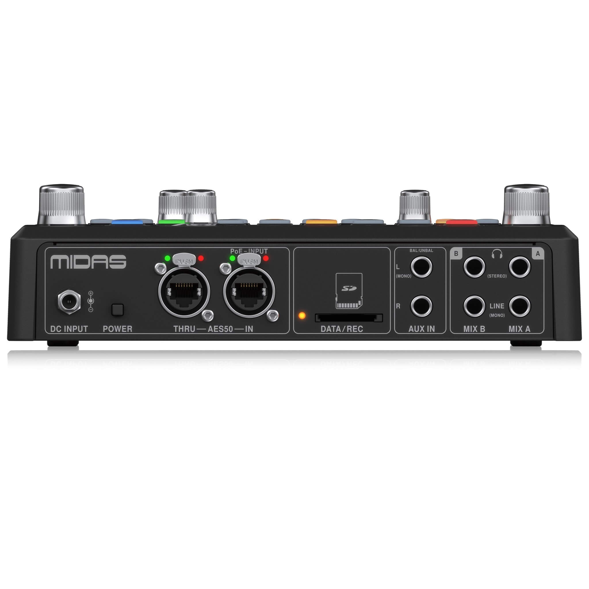 Midas DP48 - Dual 48-Channel Personal Monitor Mixer, rear