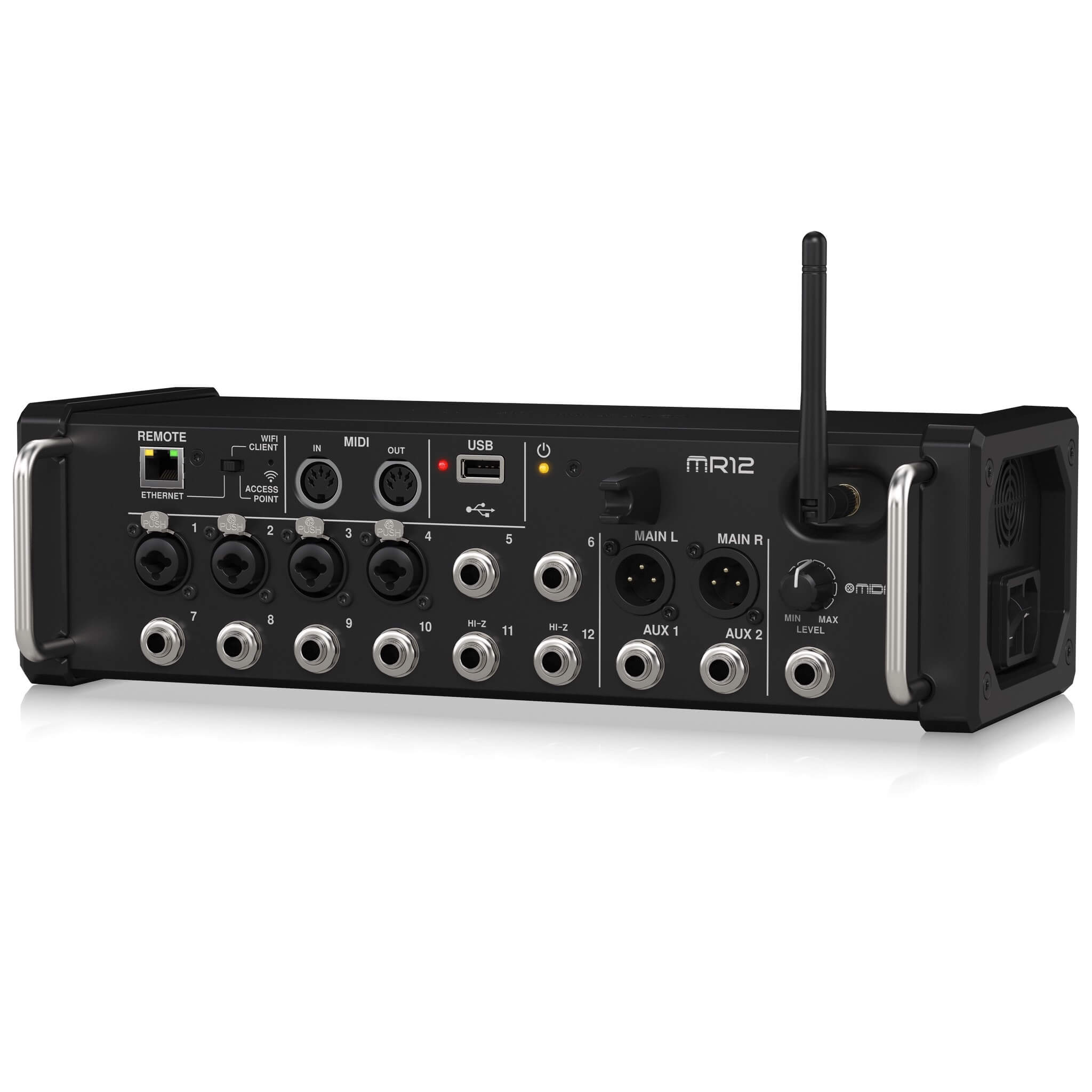 Midas MR12 - 12-Input Digital Mixer for iPad/Android Tablets, right