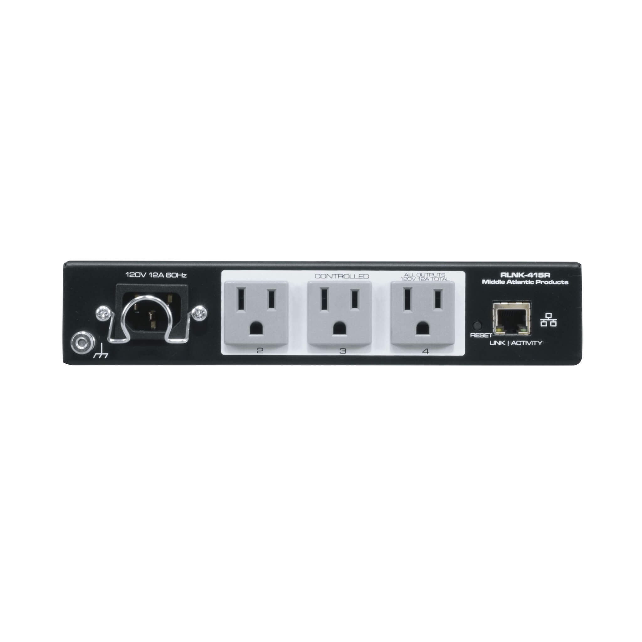 Middle Atlantic RLNK-415R - 15A Select PDU with RackLink, rear