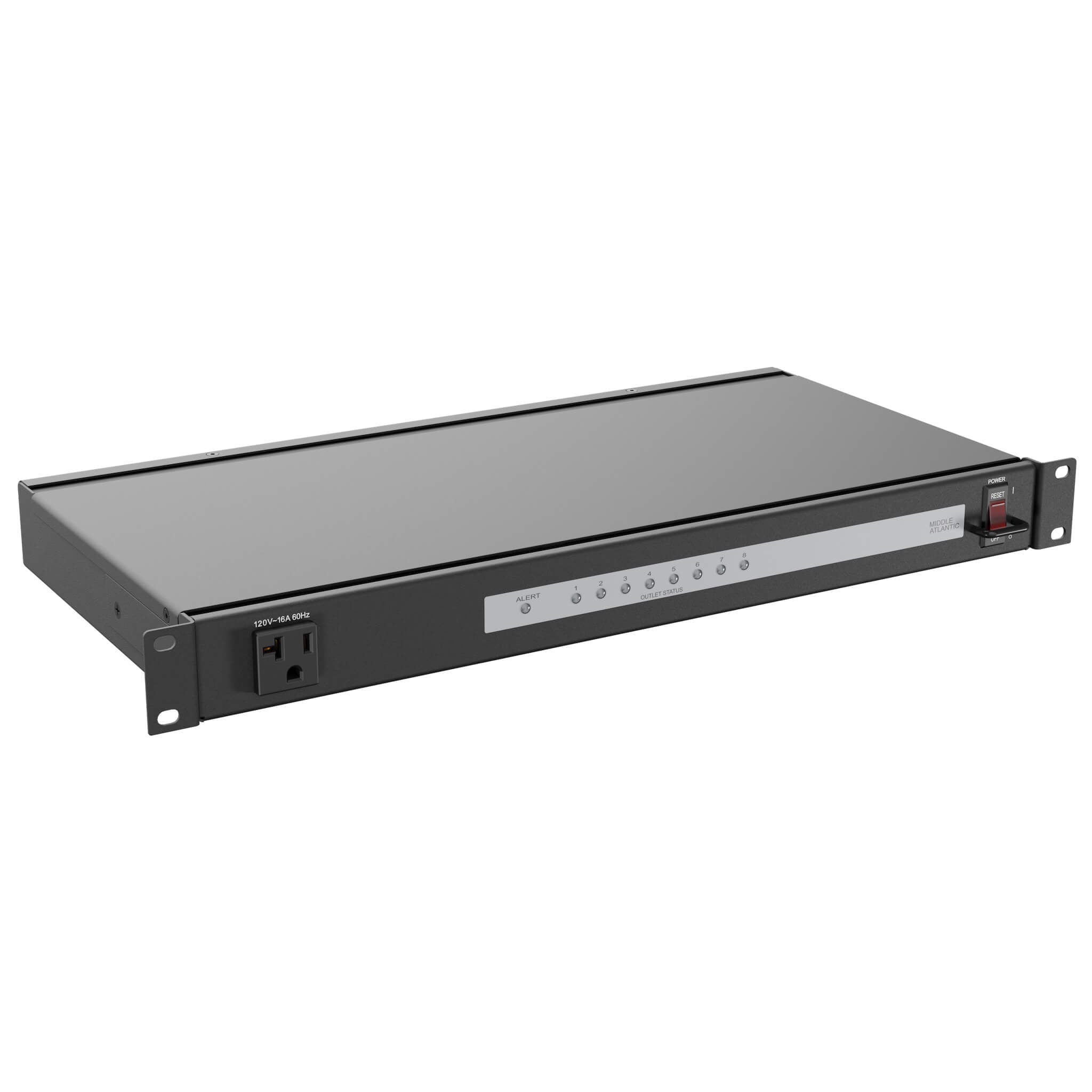 Middle Atlantic RLNK-920R - 20A Select PDU with RackLink, front