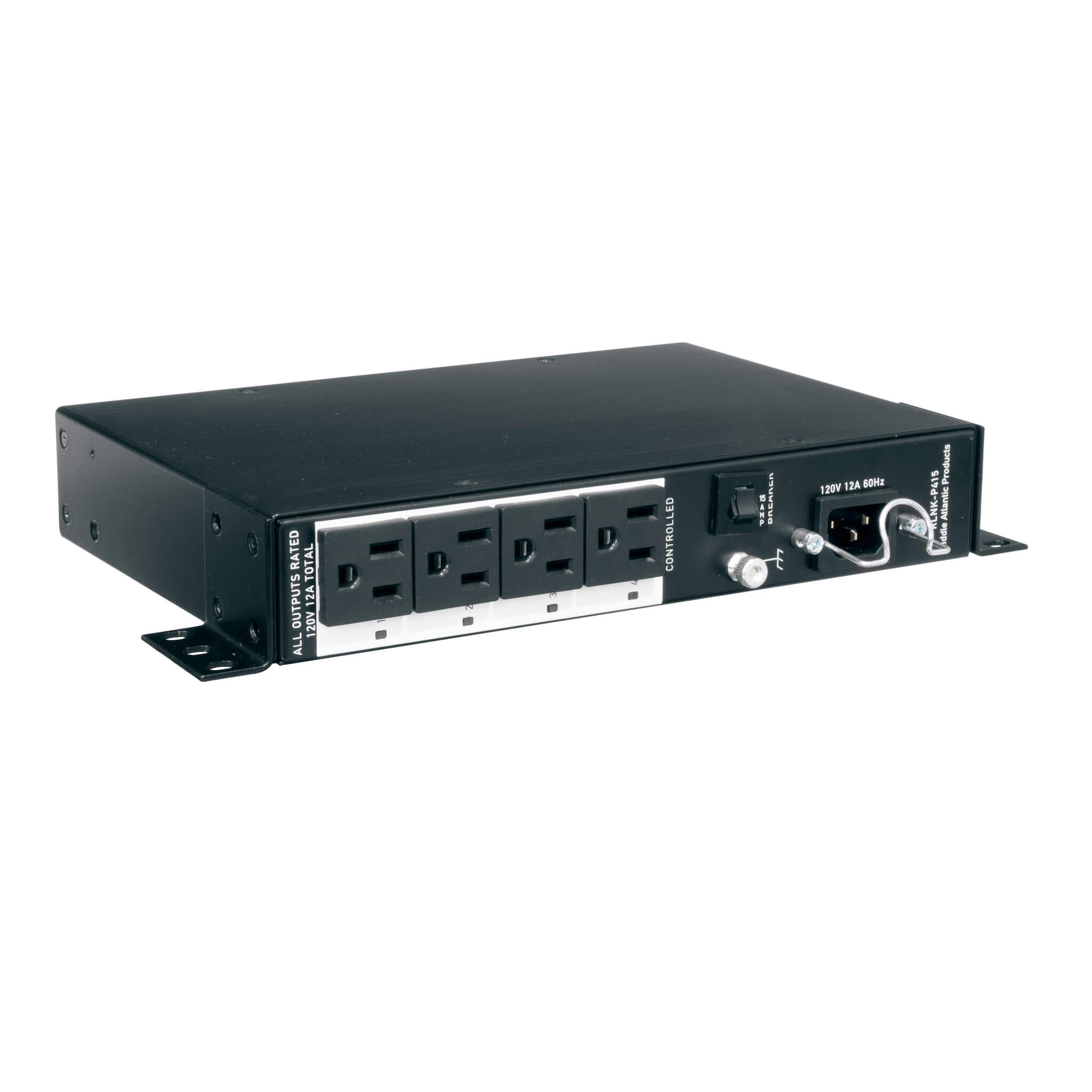 Middle Atlantic RLNK-P415 - 15A Compact Premium+ PDU with RackLink, rear