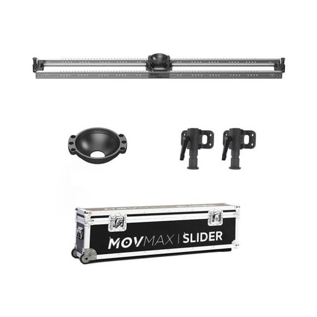 MovMax Camera Slider System with 150mm Bowl Mount