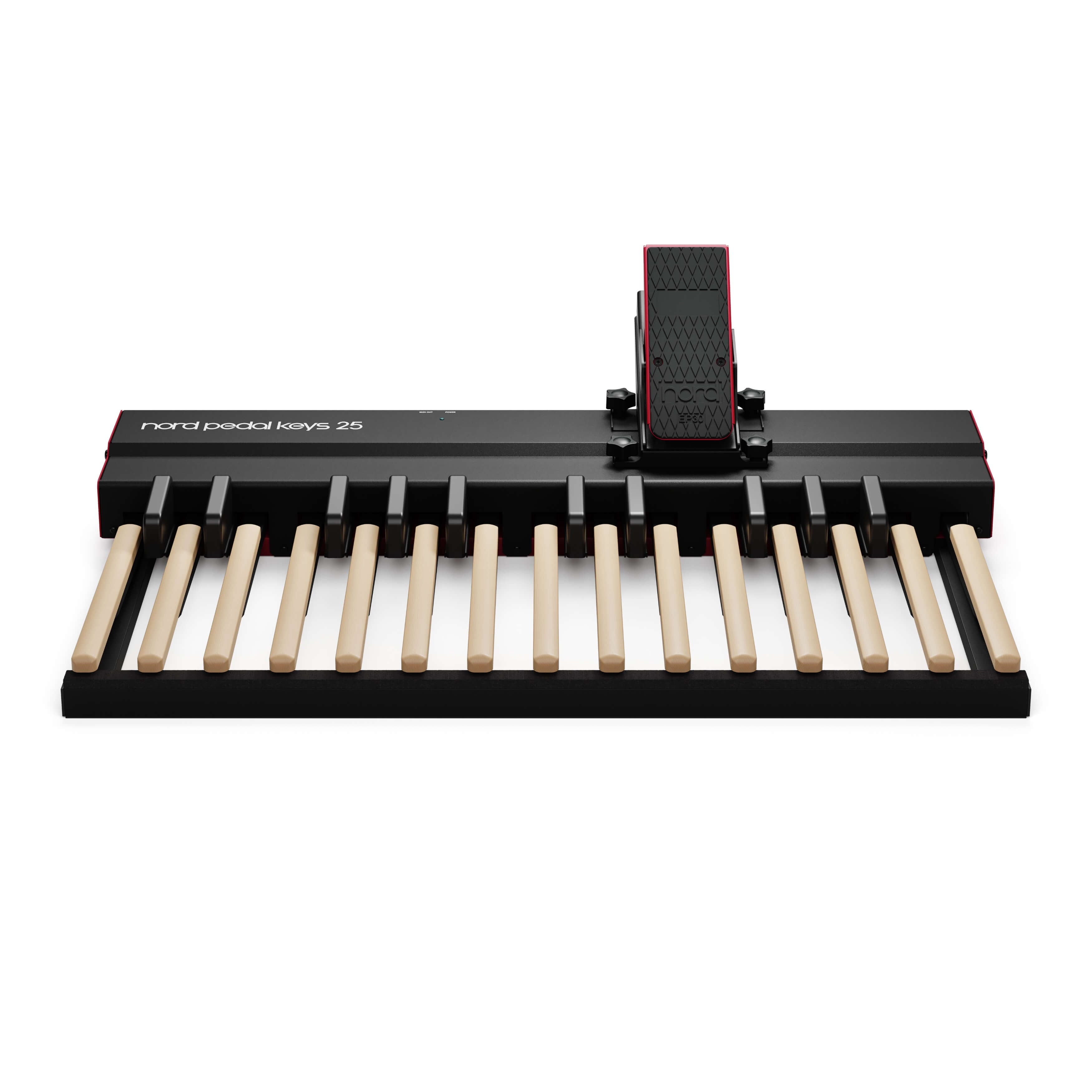Nord Pedal Keys 25 - MIDI Foot Pedal for Nord Keyboards, front