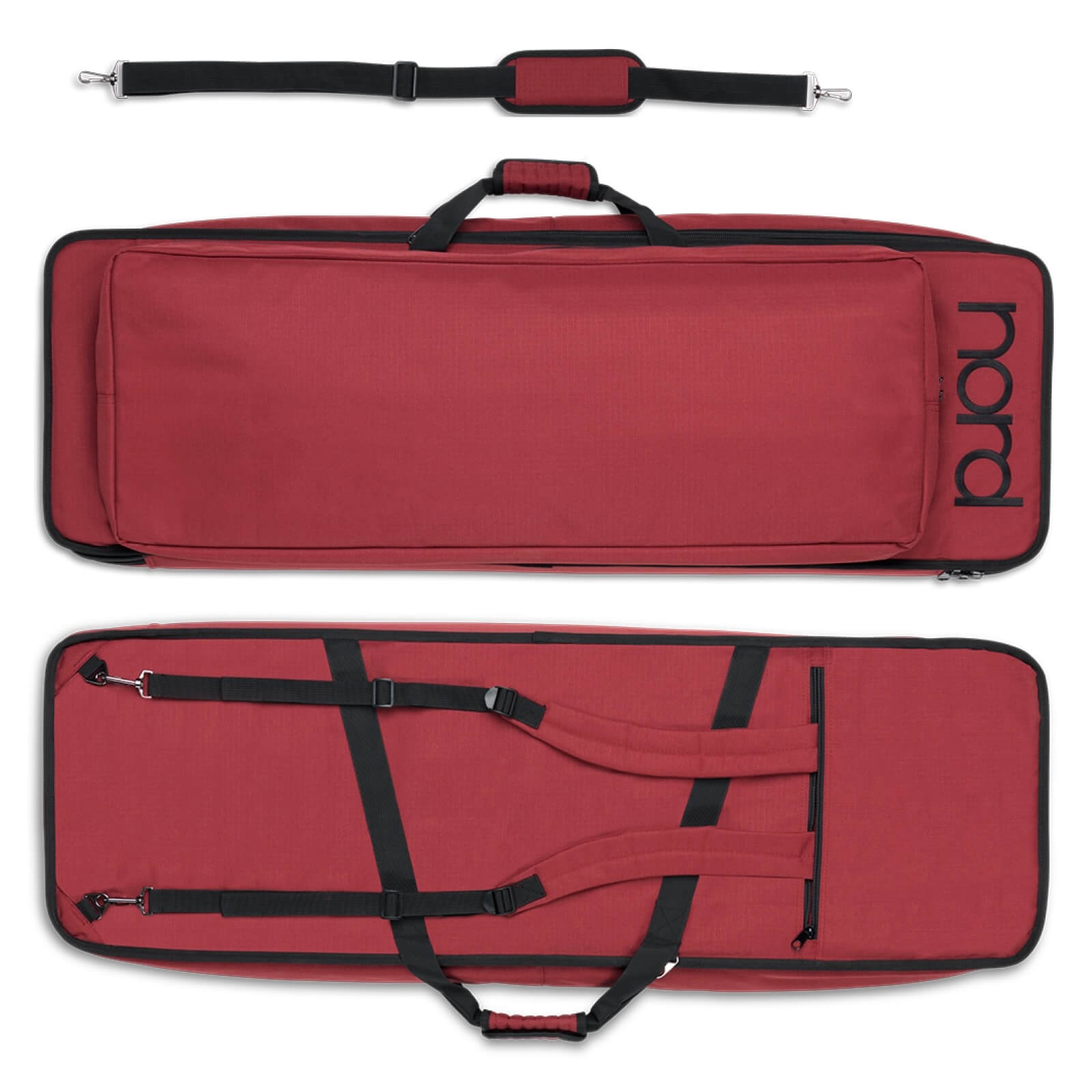Nord Soft Case HP - Padded Gig Bag with Large-Sized Pocket, front and back combined views