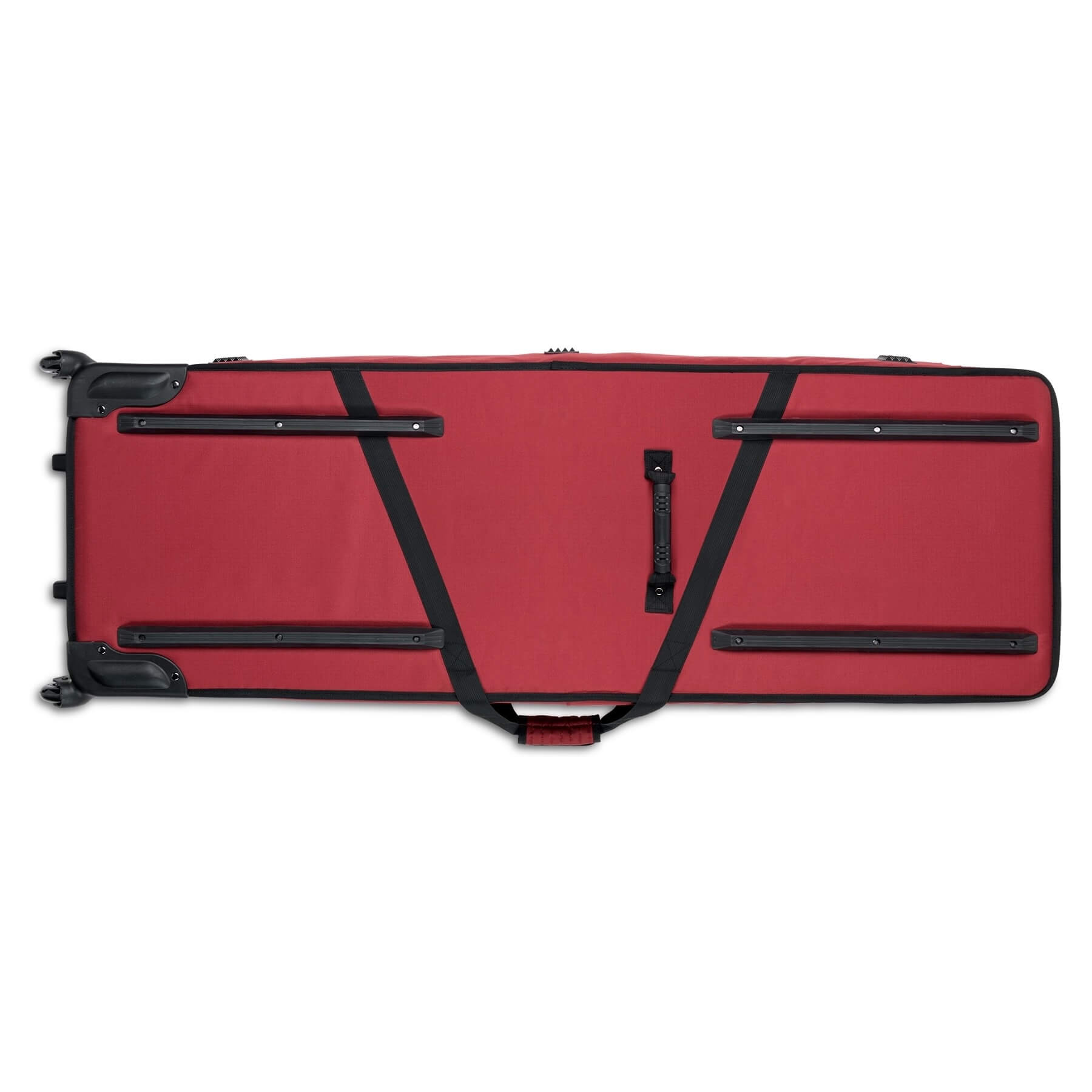 Soft Case with Wheels - Padded Gig Bag with Large-Sized Pocket, back