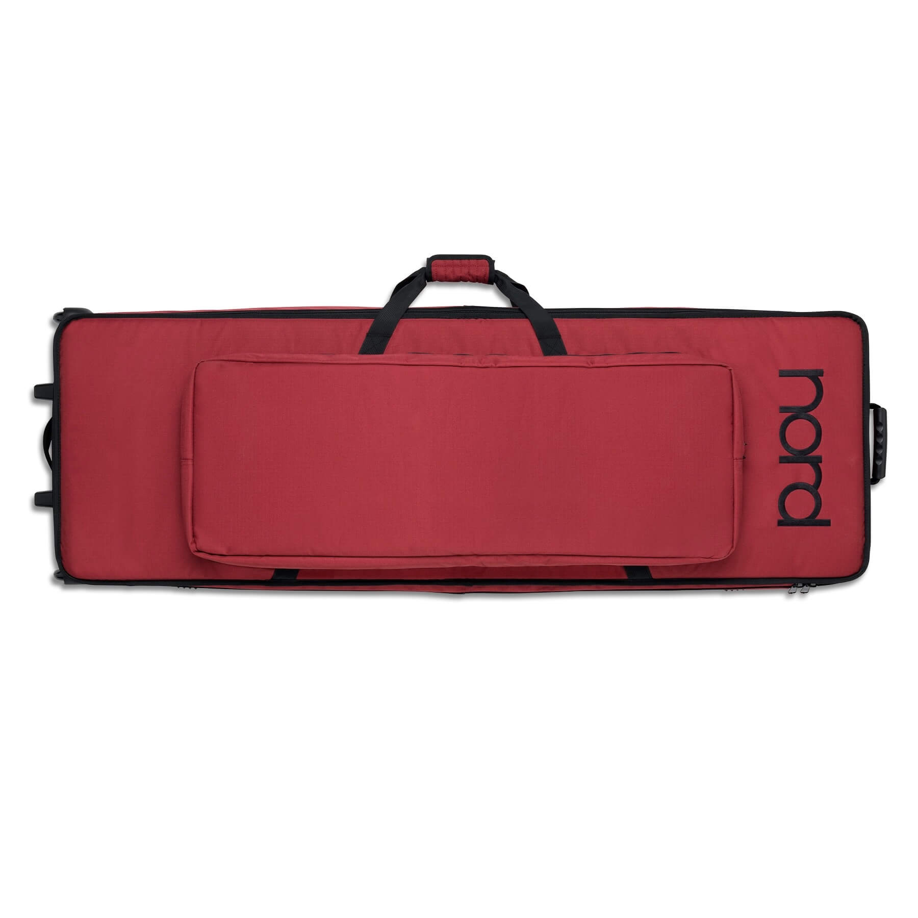 Soft Case with Wheels - Padded Gig Bag with Large-Sized Pocket, front