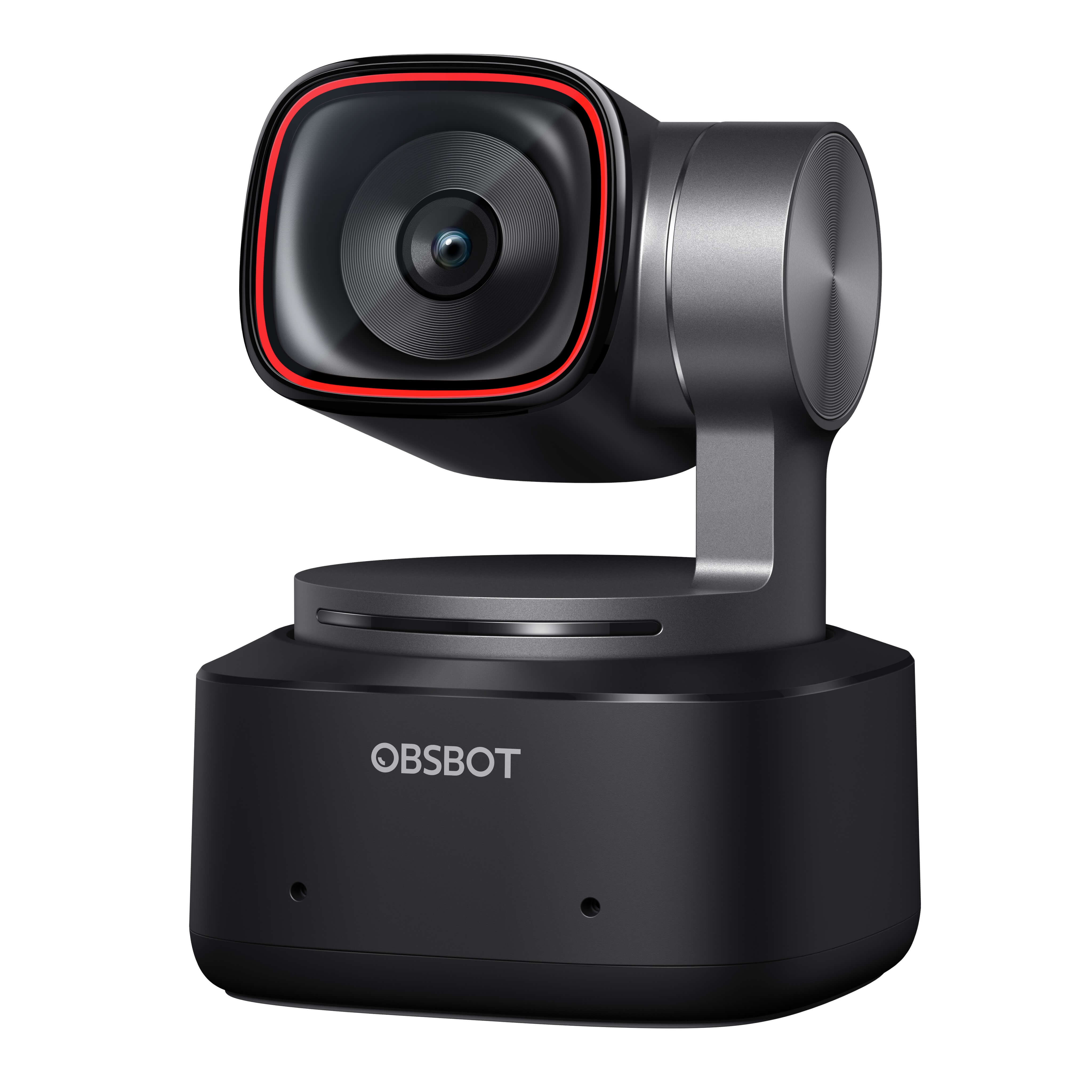 OBSBOT Tiny 2 - AI-Powered 4K PTZ Web Camera, front angle