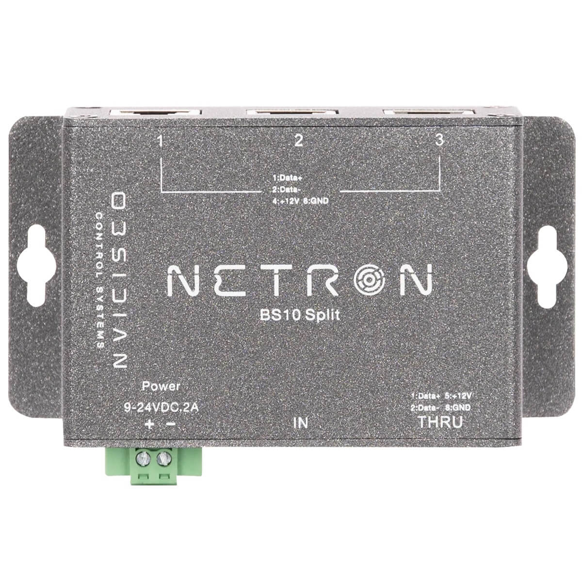 Obsidian Netron BS10 Split - Power Injector and Data Splitter, top