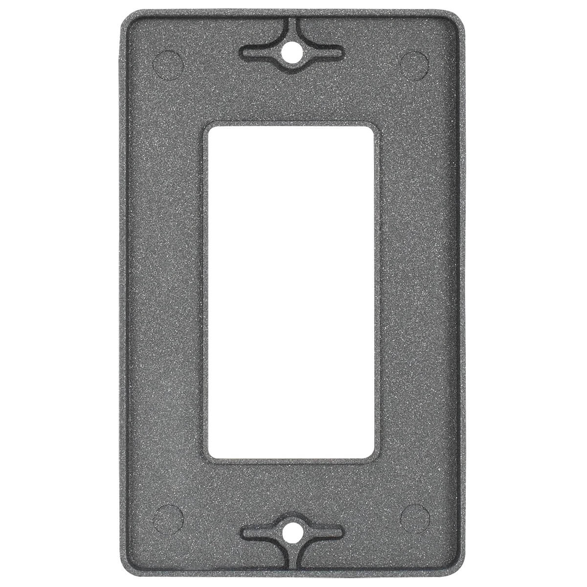 Obsidian Netron Decora wall plate, rear