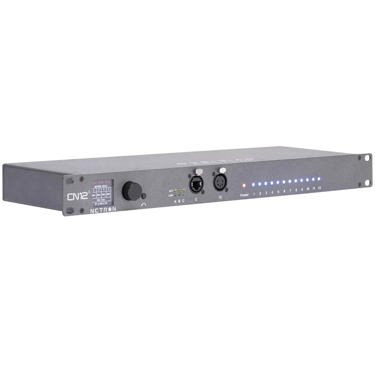 Obsidian Netron EN12i - Art-Net and sACN to DMX Gateway, angled