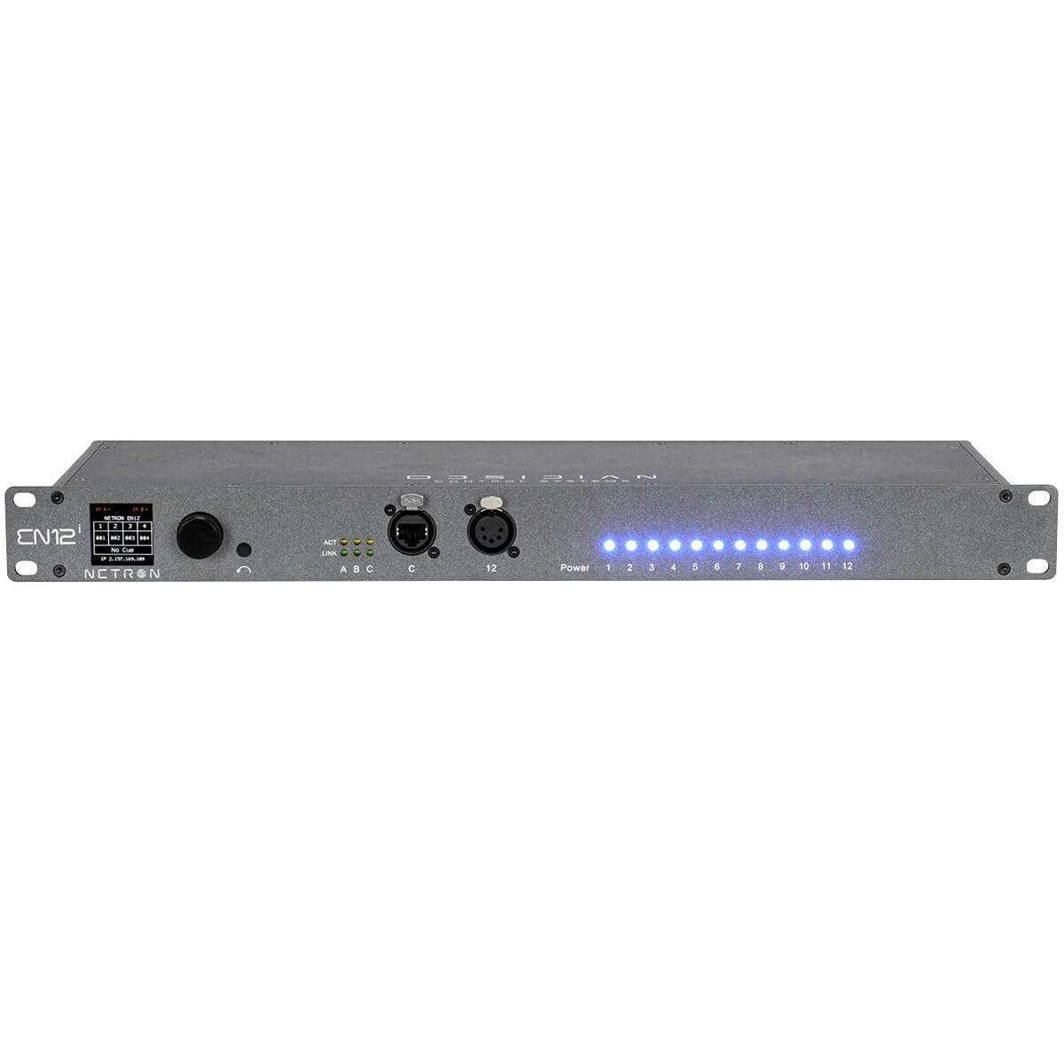 Obsidian Netron EN12i - Art-Net and sACN to DMX Gateway, front