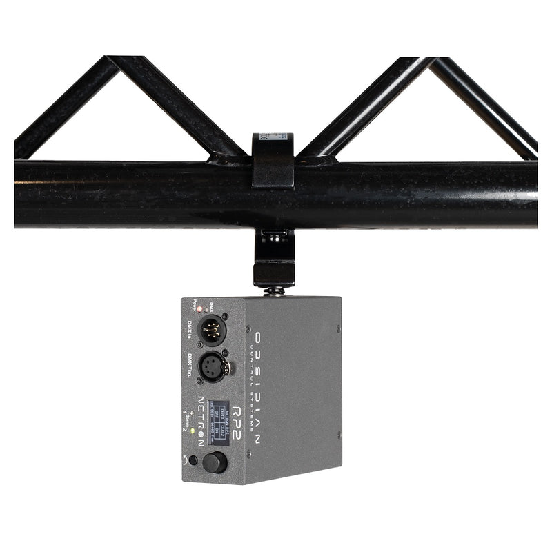 Obsidian Netron RP2 - Intelligent 15A 2-way DMX/RDM Power Relay, truss mount