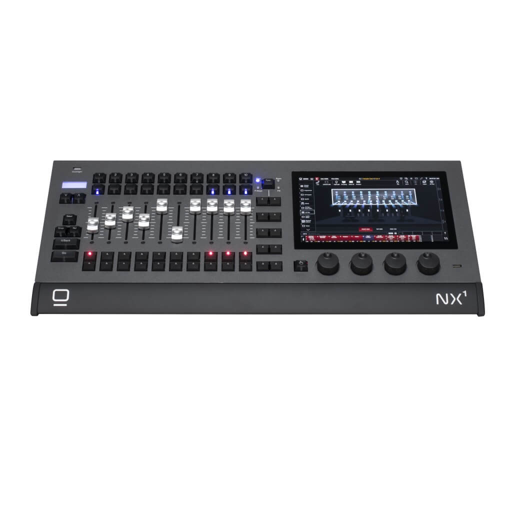 Obsidian NX1-16 - 8 Universe, 10 Playbacks, ONYX Lighting Console, front