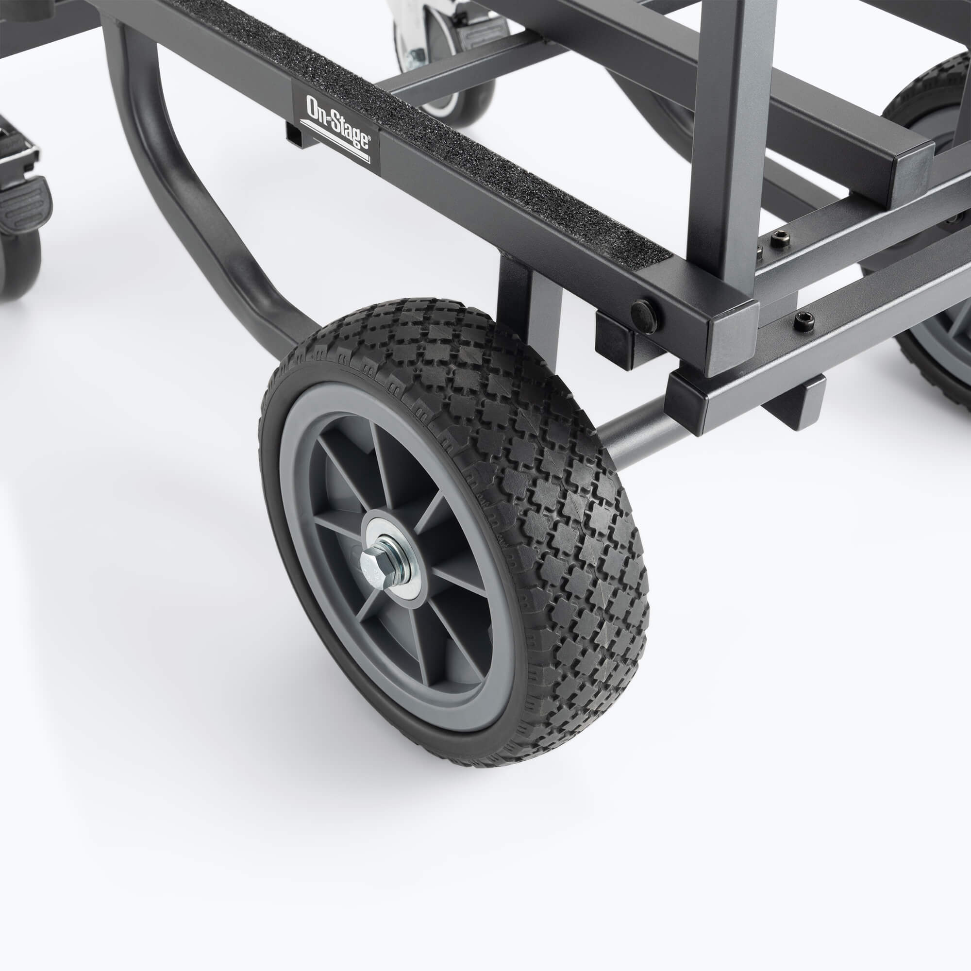 On-Stage UTC2200 Utility Cart, large treaded tires