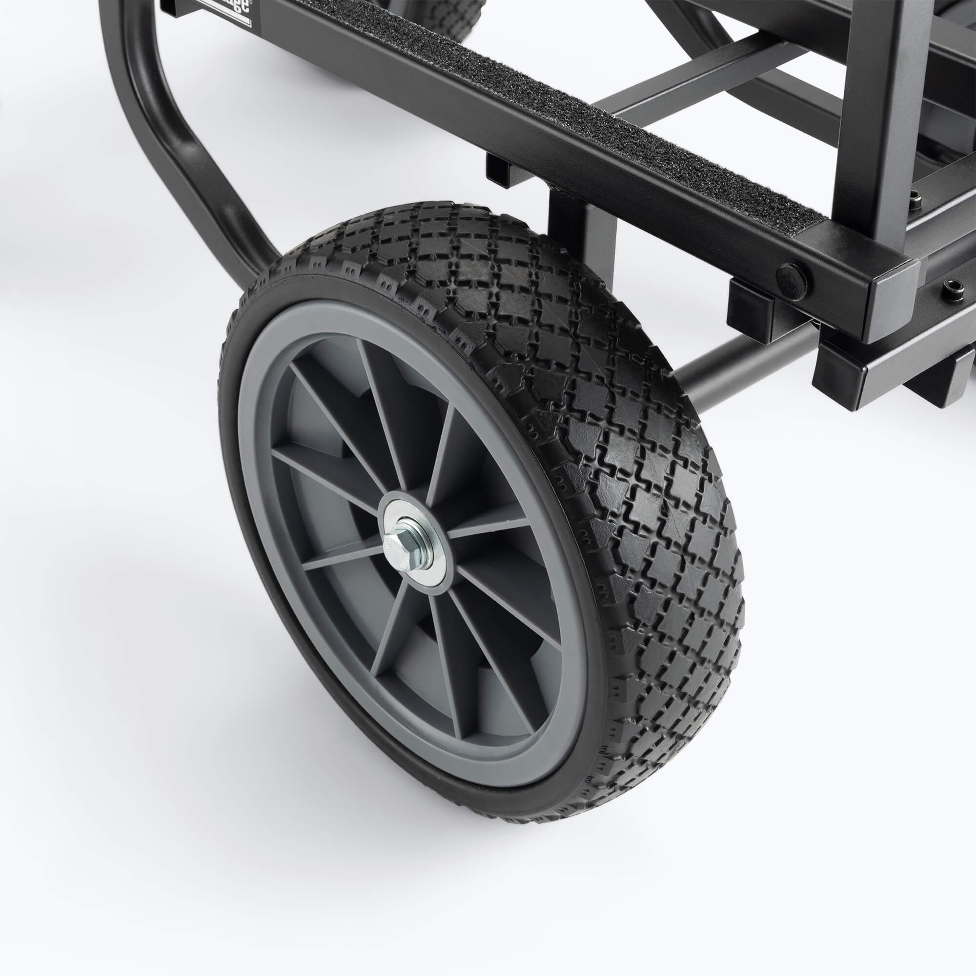 On-Stage UTC5500 All-Terrain Utility Cart, large treaded tires