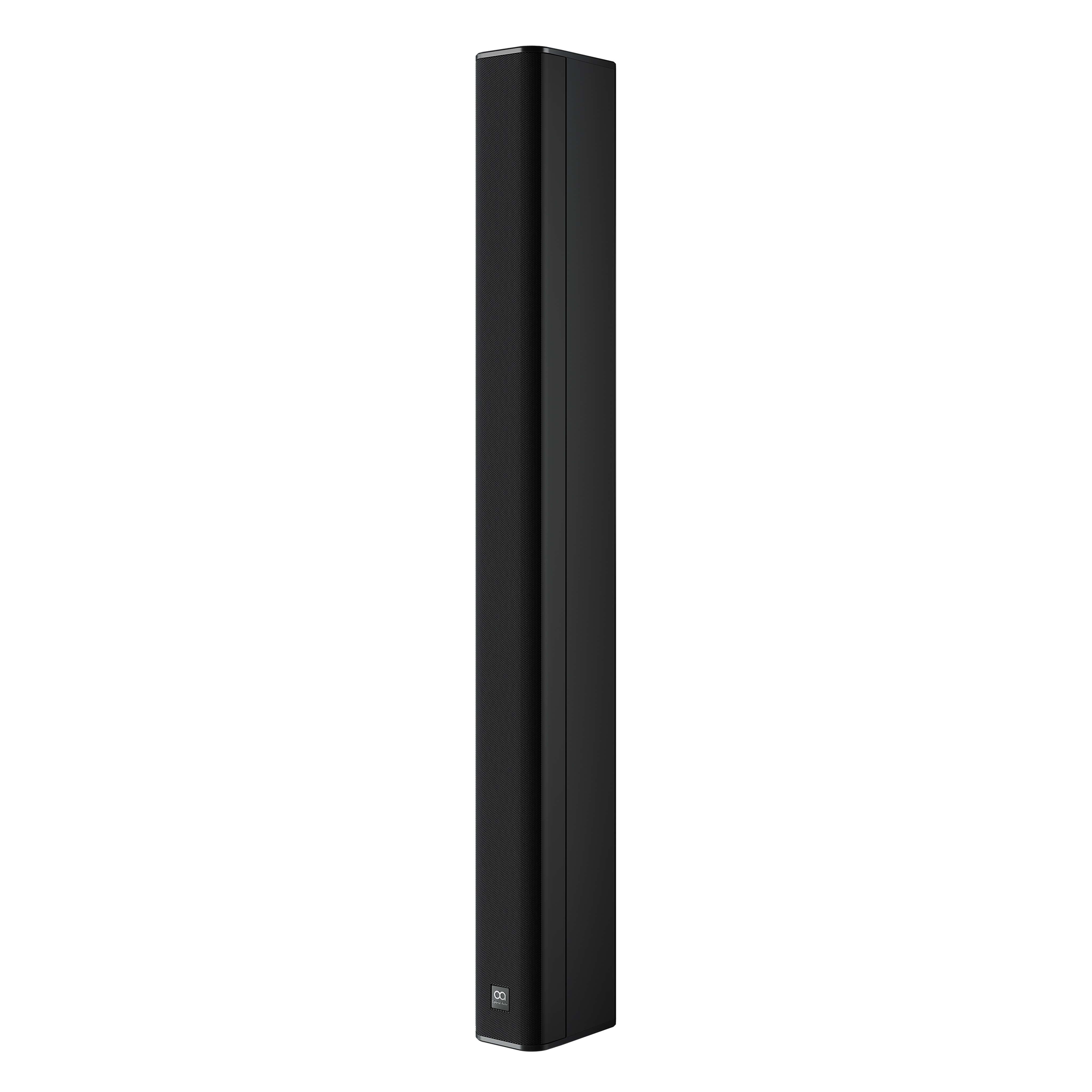 Optimal Audio Column 16 - 16-Driver Passive Column Loudspeaker, black, angled