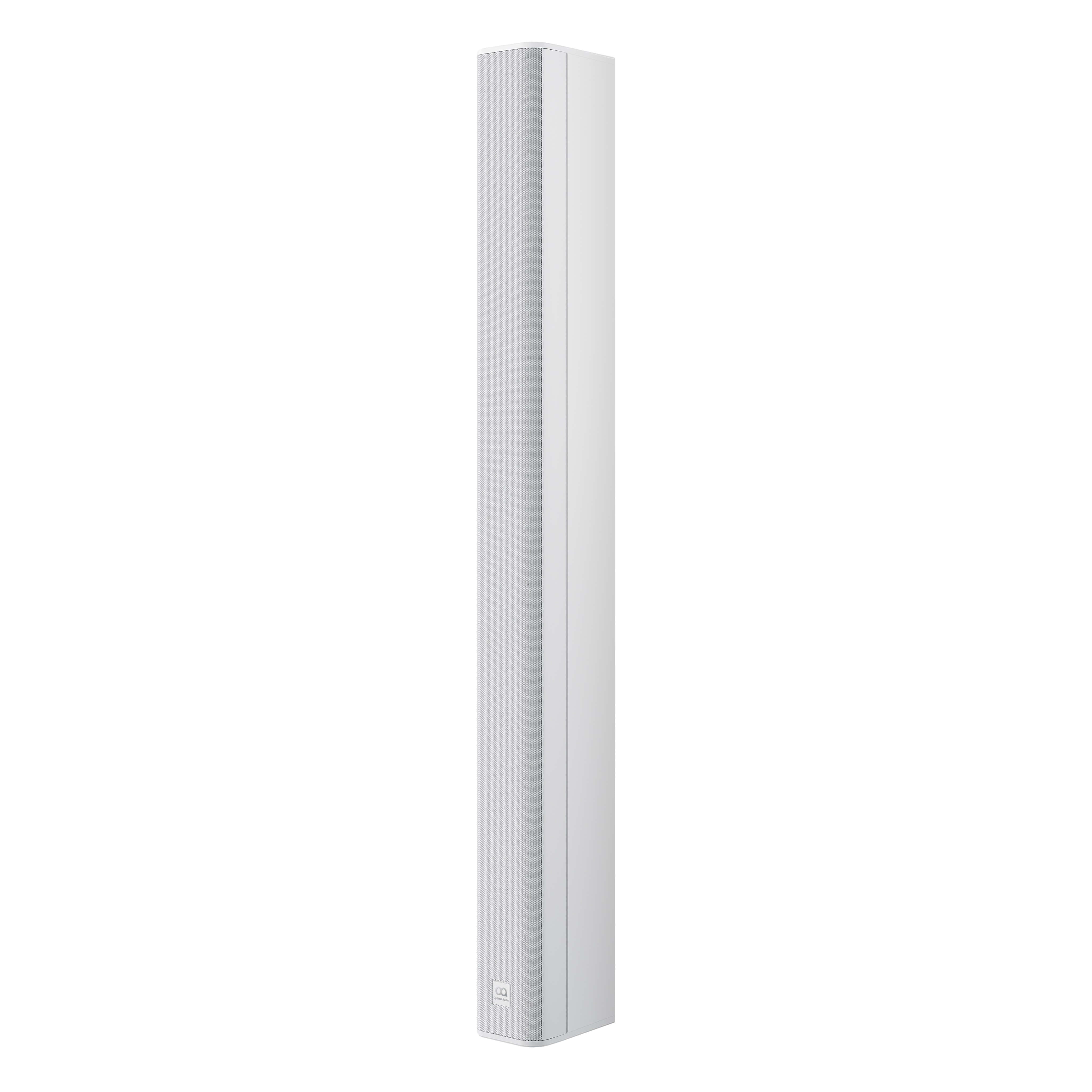 Optimal Audio Column 16 - 16-Driver Passive Column Loudspeaker, white, angled
