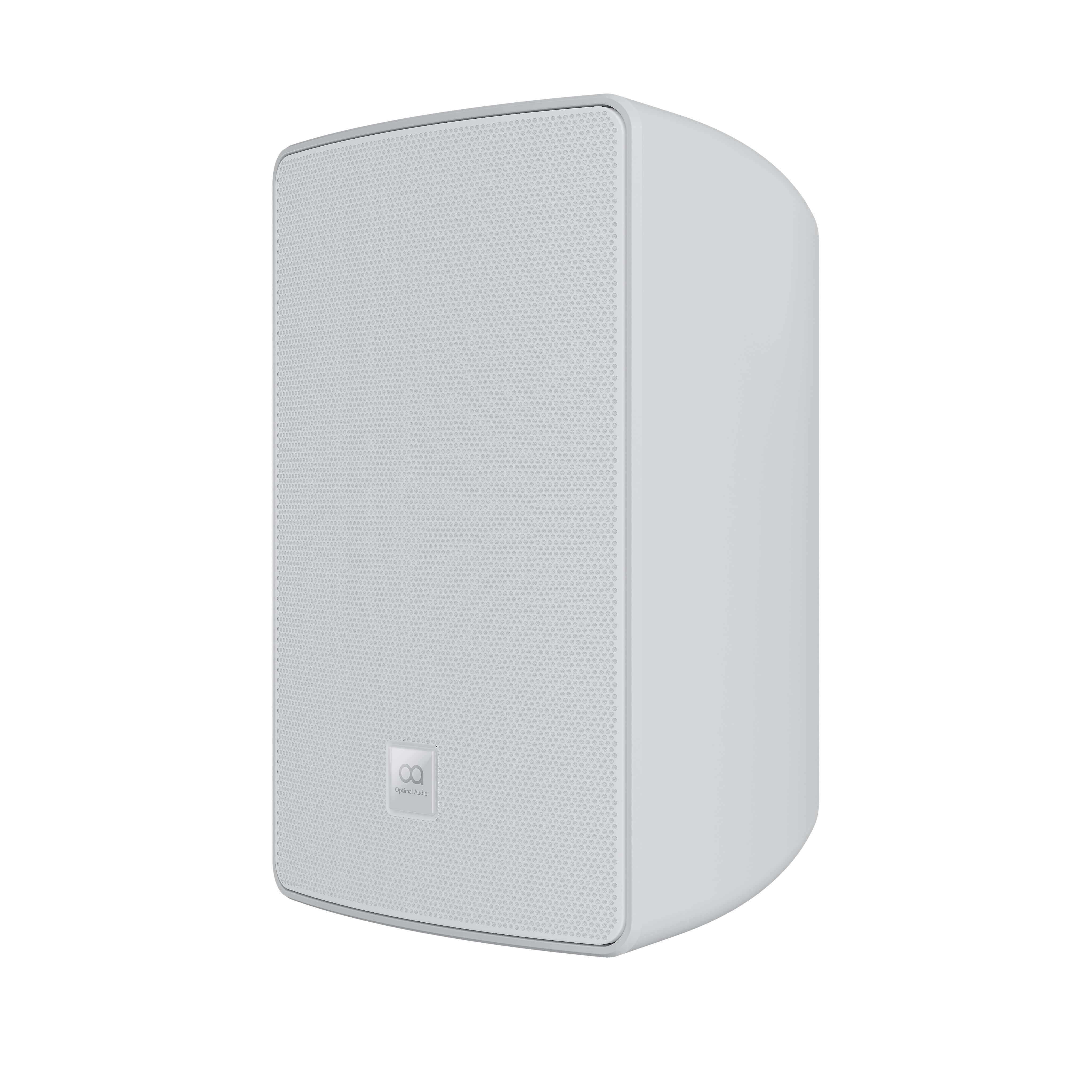 Optimal Audio Cuboid 6 - 6-inch 2-Way Passive Loudspeaker, front white