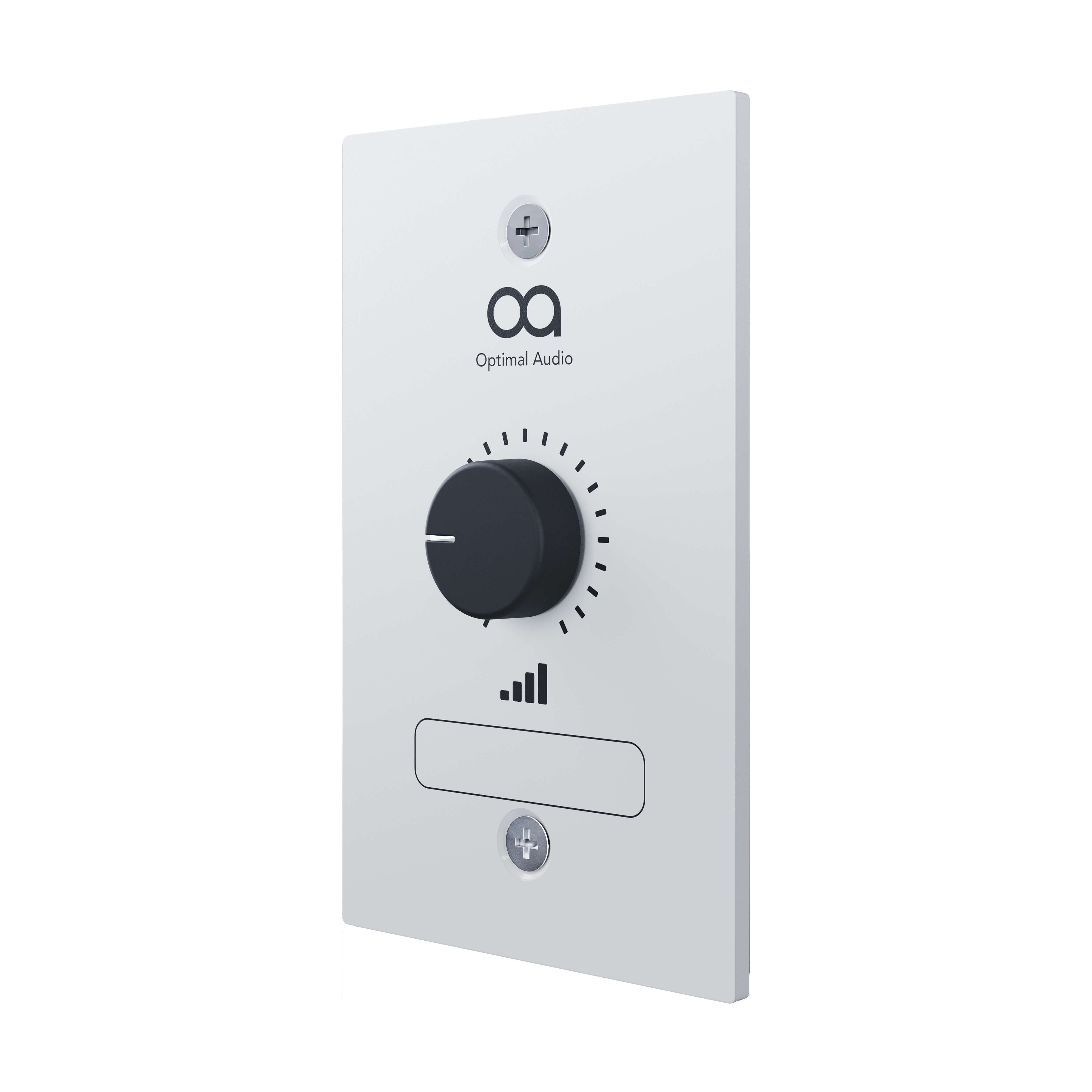 Optimal Audio ZonePad VL1 US - Wall-Mounted Volume Controller, angled