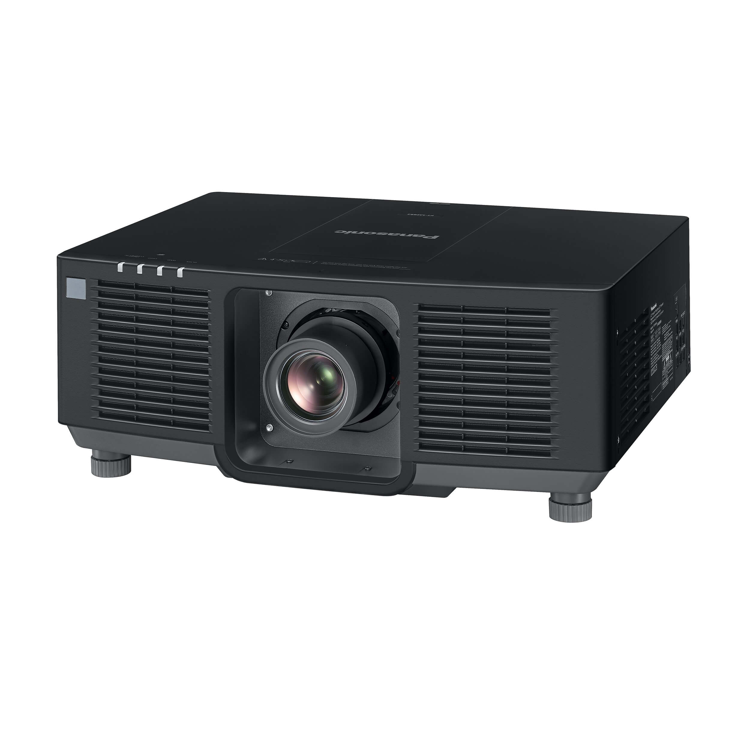 Panasonic PT-MZ882 Series - 3LCD Laser WUXGA Projector, black, slant left