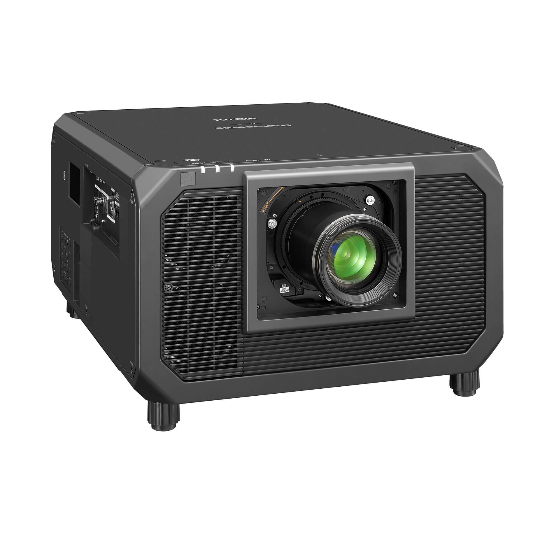 Panasonic PT-RQ45KU - 3-Chip DLP 4K Laser Projector, angle