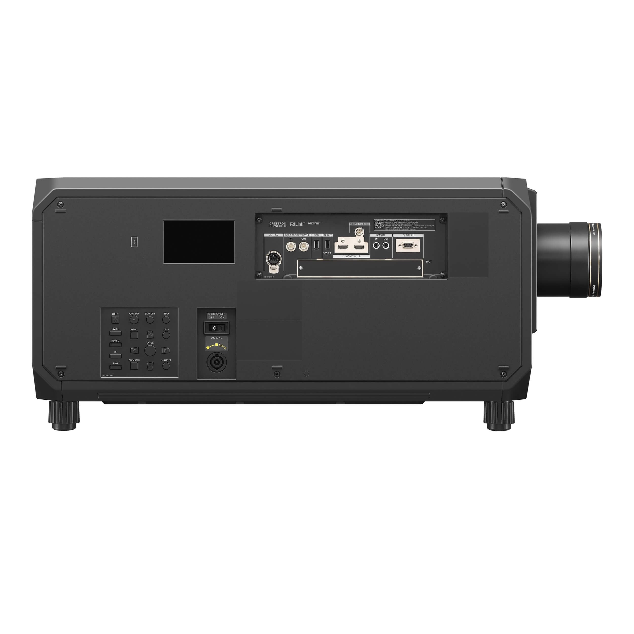 Panasonic PT-RQ45KU - 3-Chip DLP 4K Laser Projector, right side