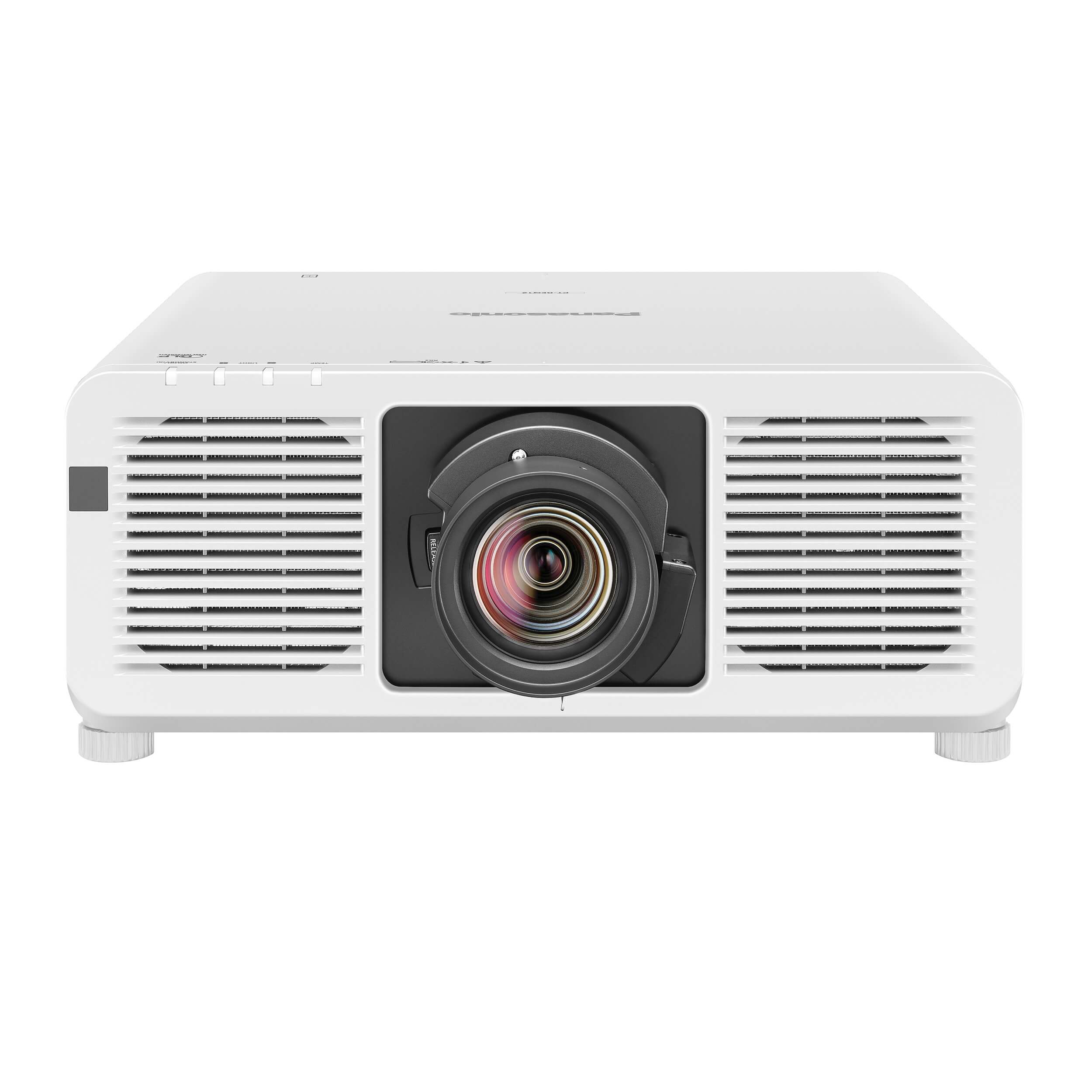 Panasonic PT-REQ12WU - 1-Chip DLP 4K Laser Projector, front