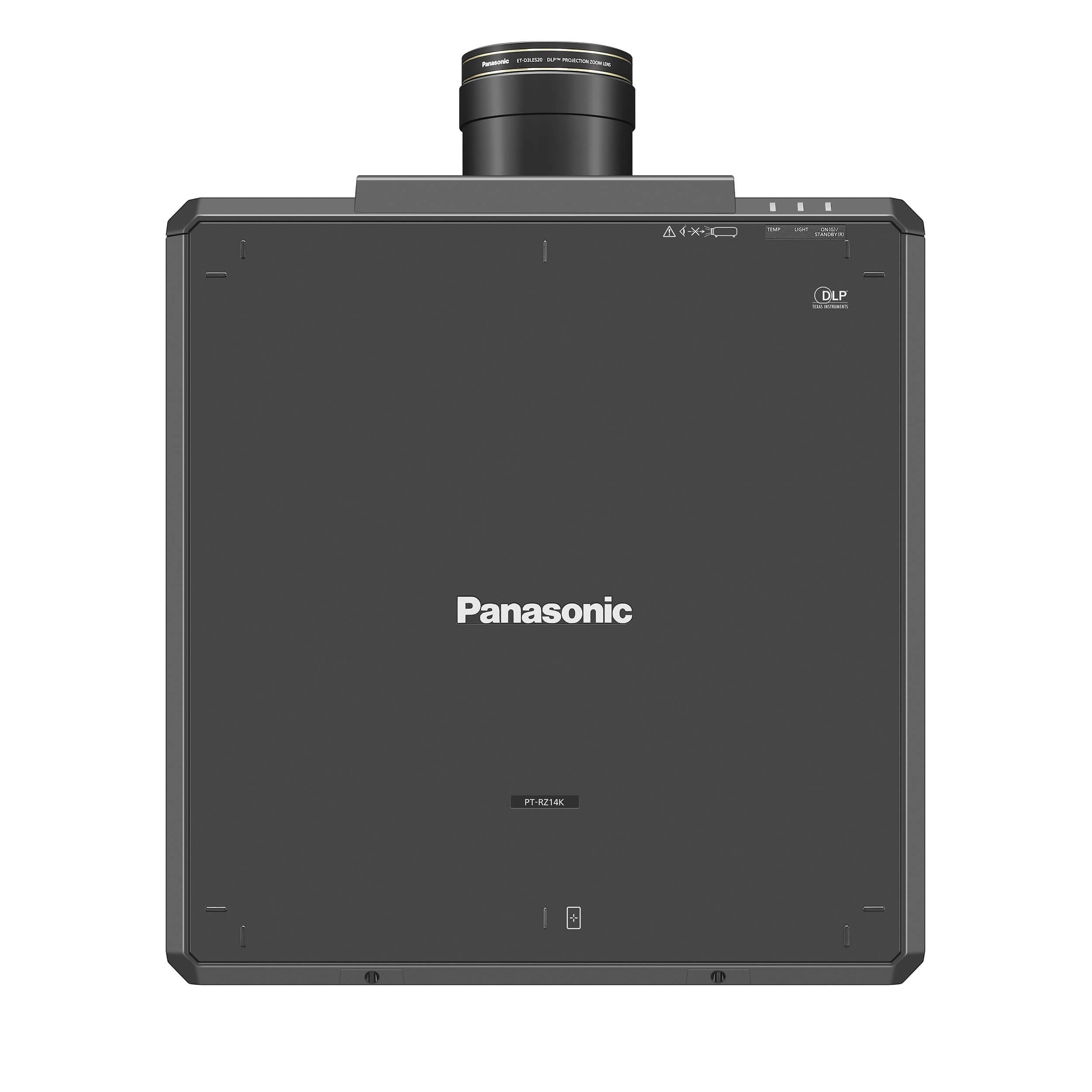 Panasonic PT-RZ14KU - 3-Chip DLP WUXGA Laser Projector, top